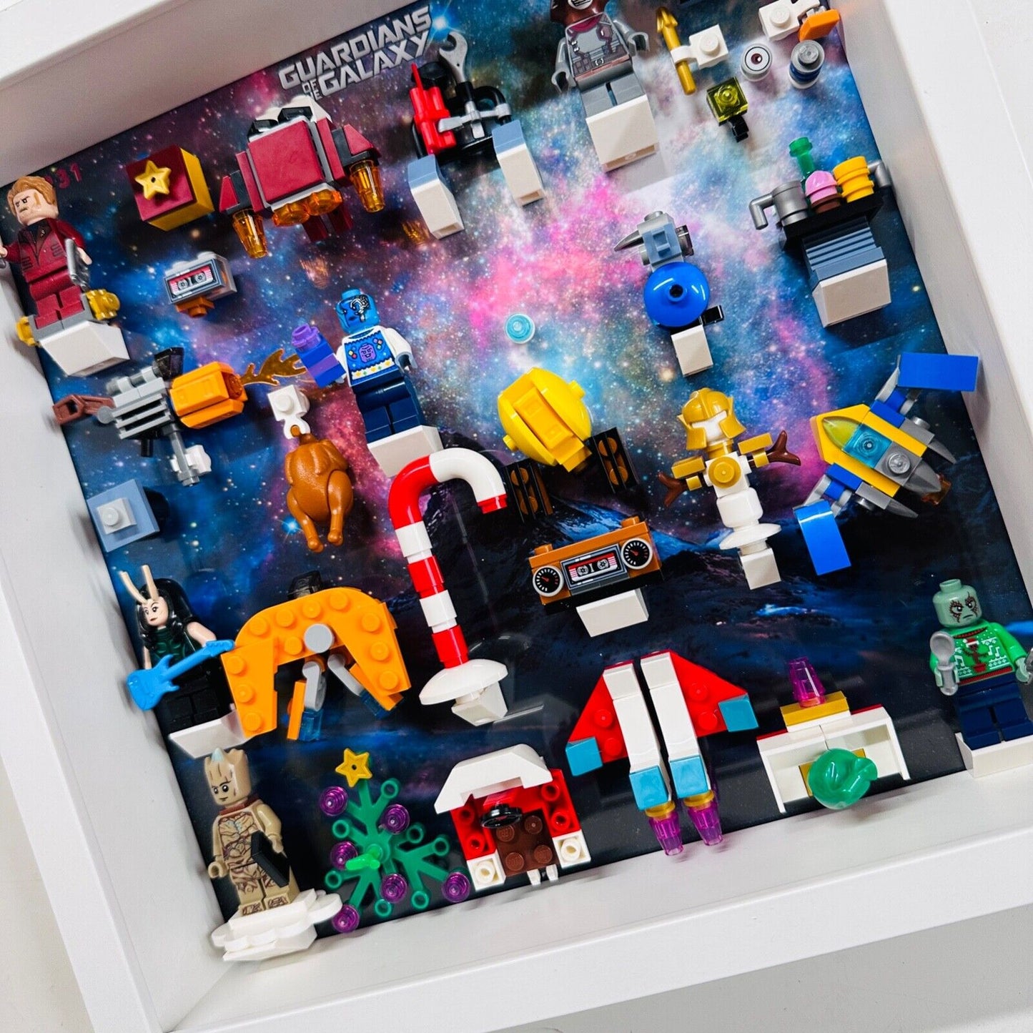 Display Frame for Lego ® Marvel Guardians of the galaxy advent Calendar 2022