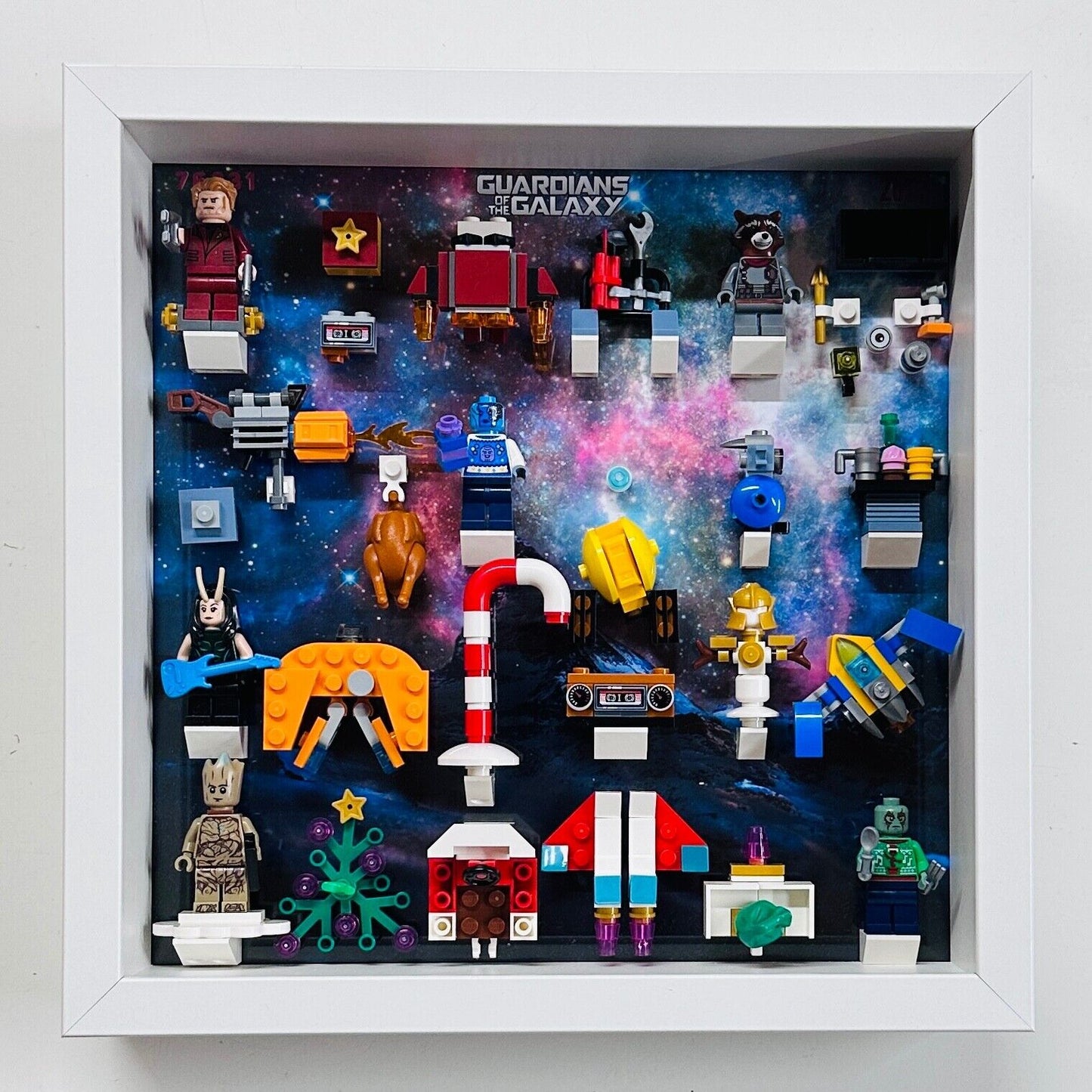 Display Frame for Lego ® Marvel Guardians of the galaxy advent Calendar 2022