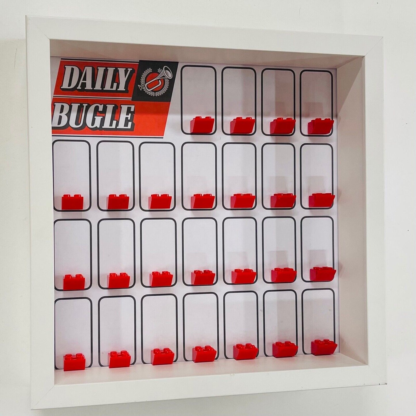 Display Frame case for Lego ® Marvel Daily Bugle 76178 minifigures 27cm