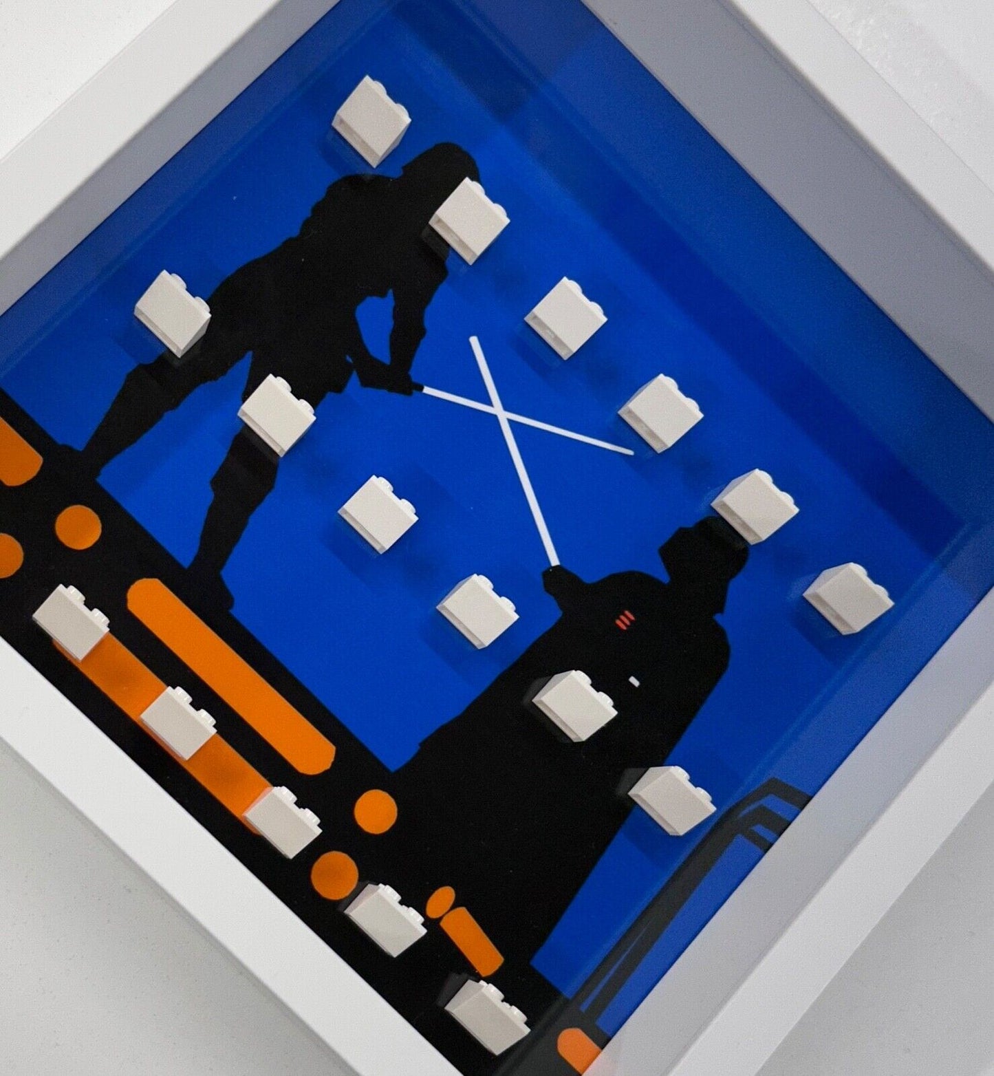 Display Case Frame for Lego ® Star Wars classic minifigures figures 27cm