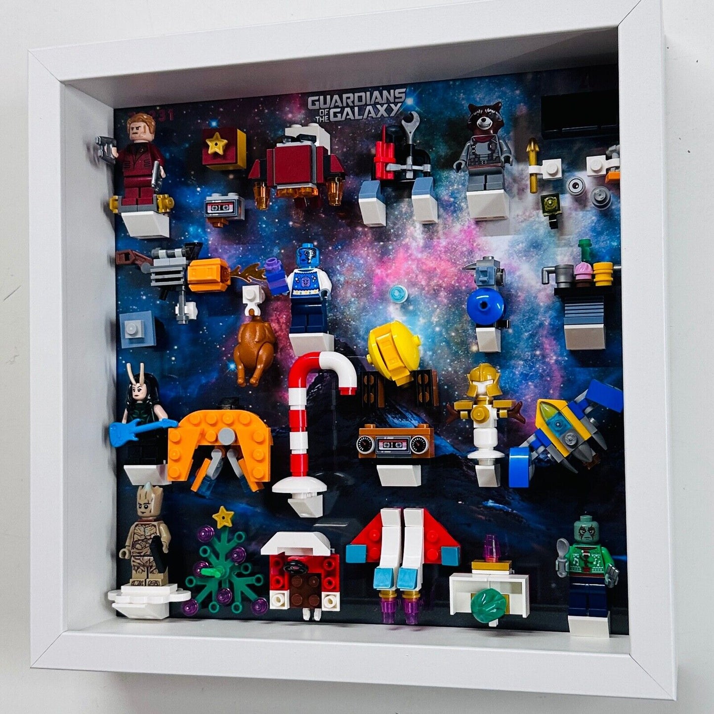 Display Frame for Lego ® Marvel Guardians of the galaxy advent Calendar 2022