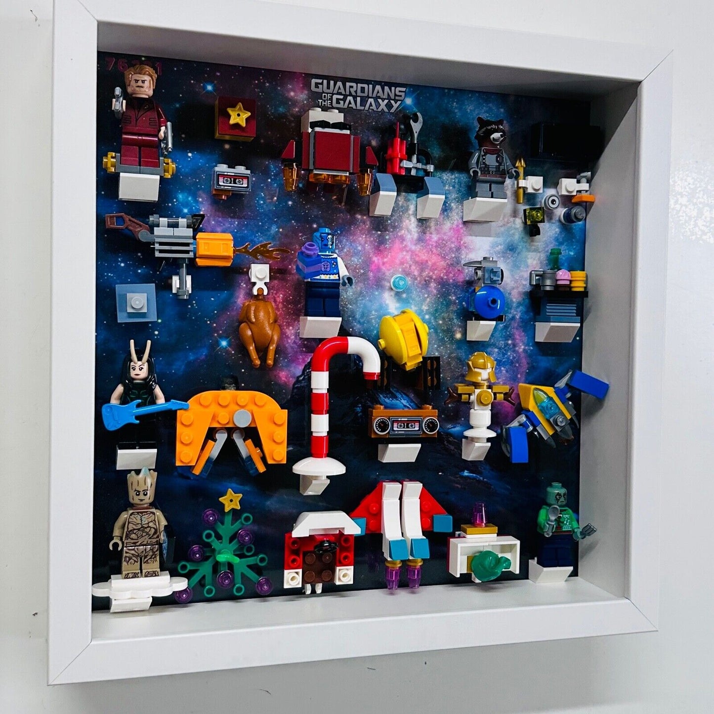 Display Frame for Lego ® Marvel Guardians of the galaxy advent Calendar 2022