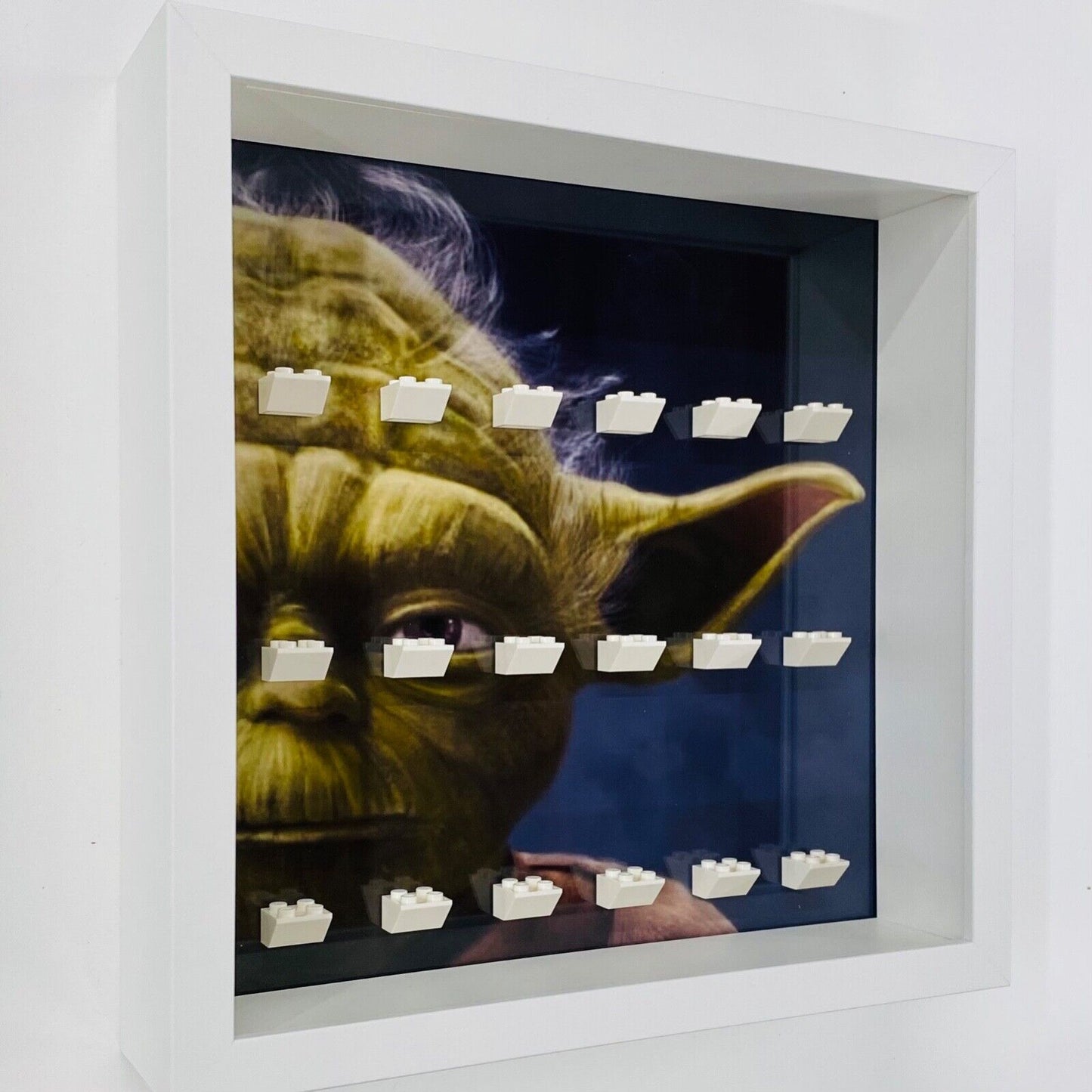 Display case Frame for Lego ® Star Wars minifigures figures Yoda 27cm