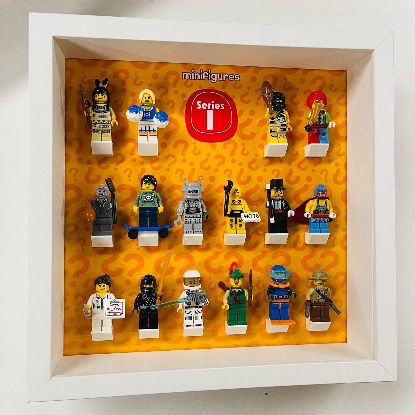 Display Frame For Lego Series 1 Minifigures 8683 No Figures 27cm