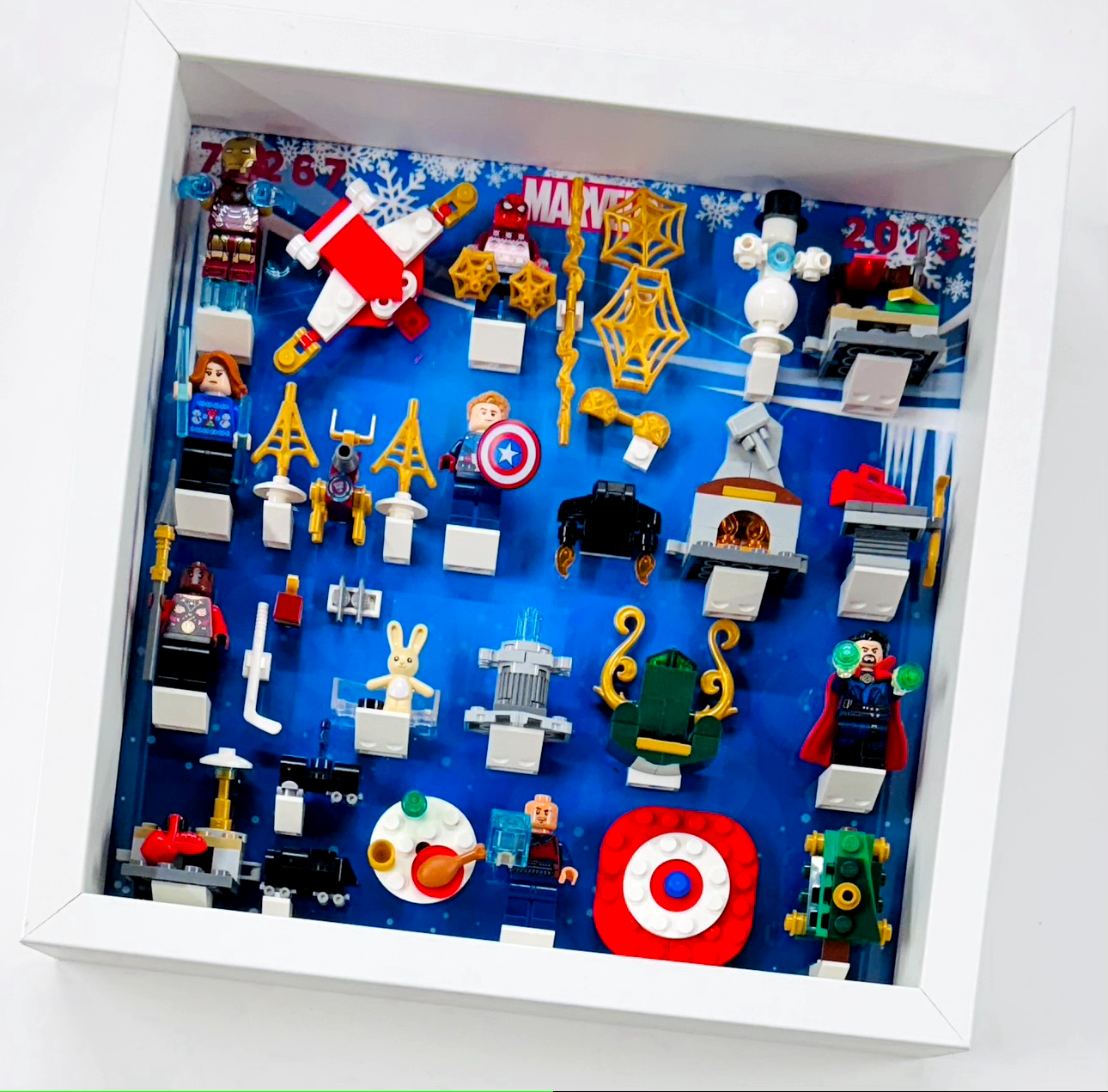 Display Frame for Lego ® Marvel 76267 advent Calendar 2023