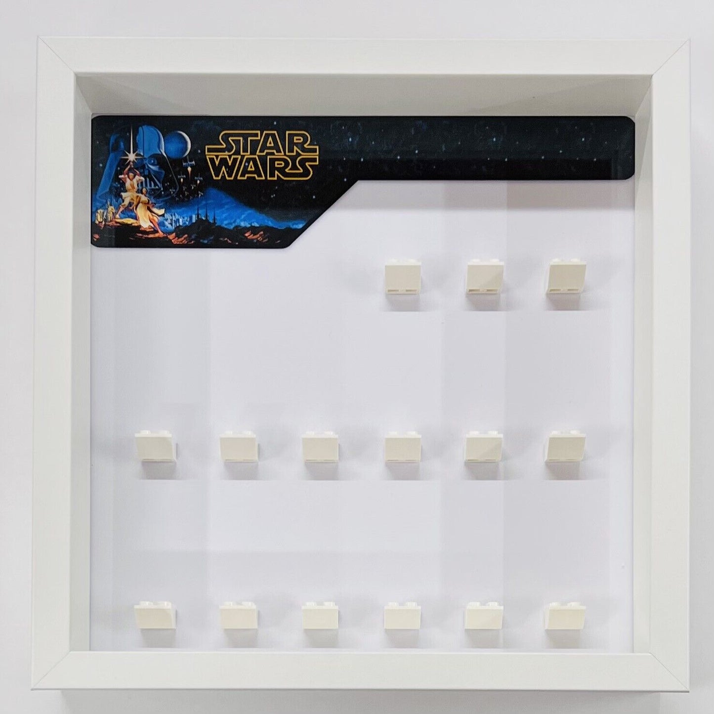 Display Frame for Lego ® Star Wars Classic New Hope minifigures 27cm case