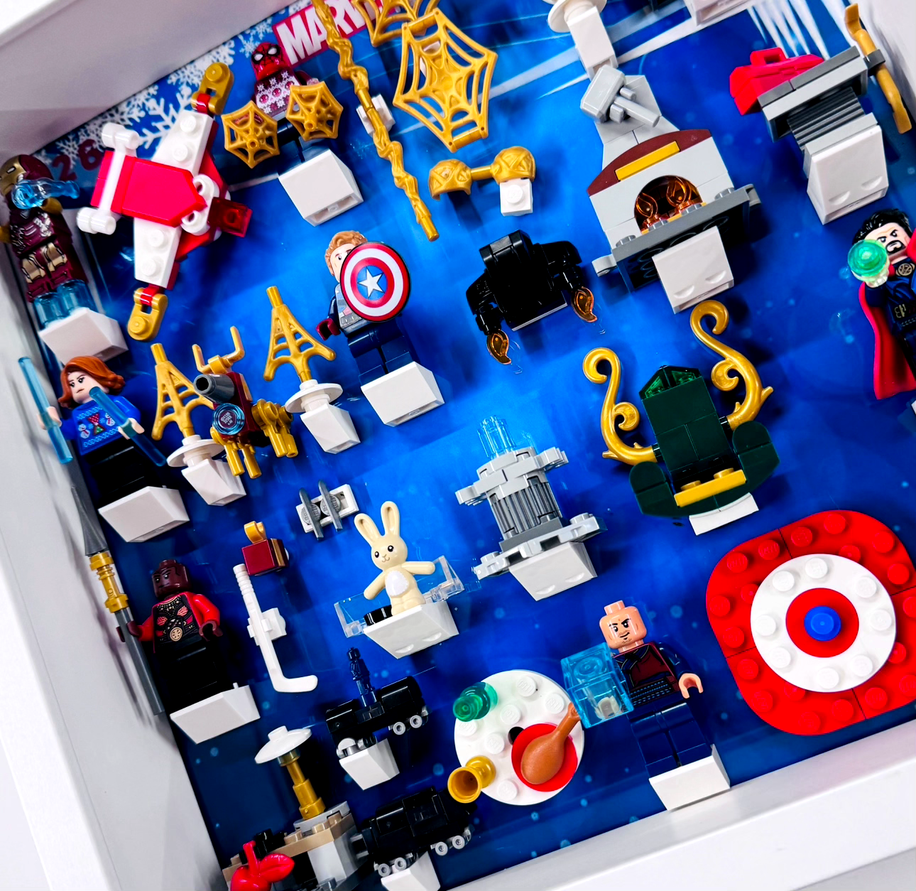 Display Frame for Lego ® Marvel 76267 advent Calendar 2023