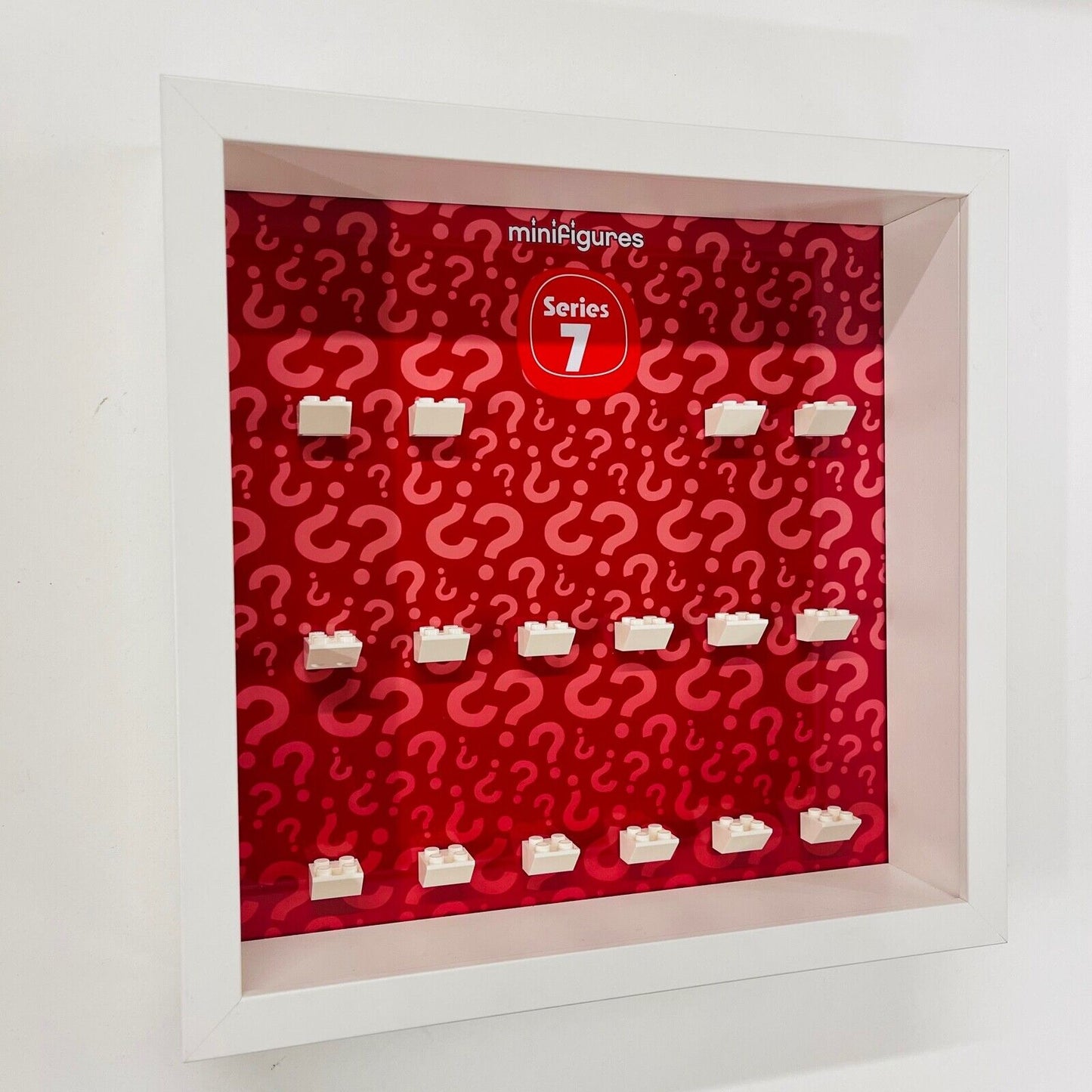 Display Frame For Lego Series 7 Minifigures 8831 No Figures 27cm