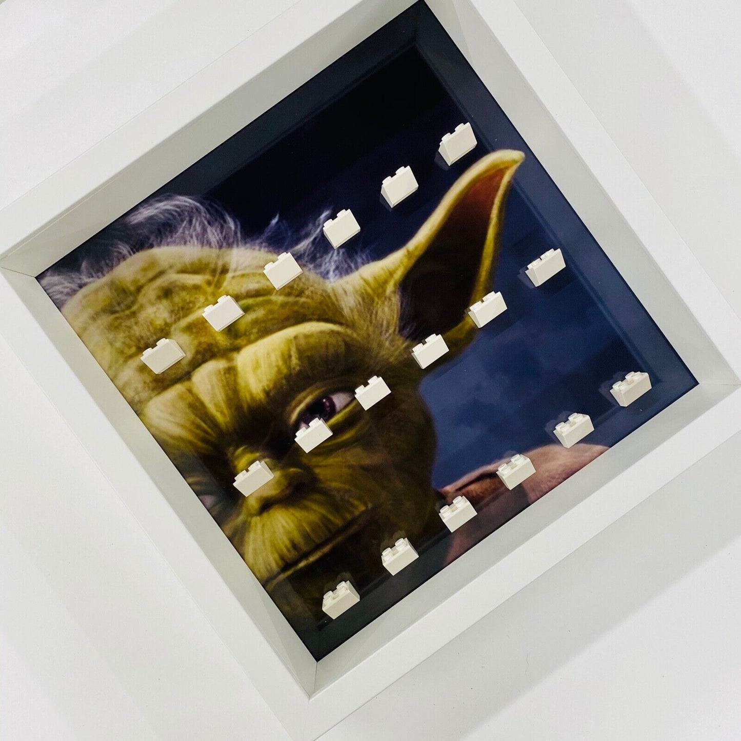 Display case Frame for Lego ® Star Wars minifigures figures Yoda 27cm