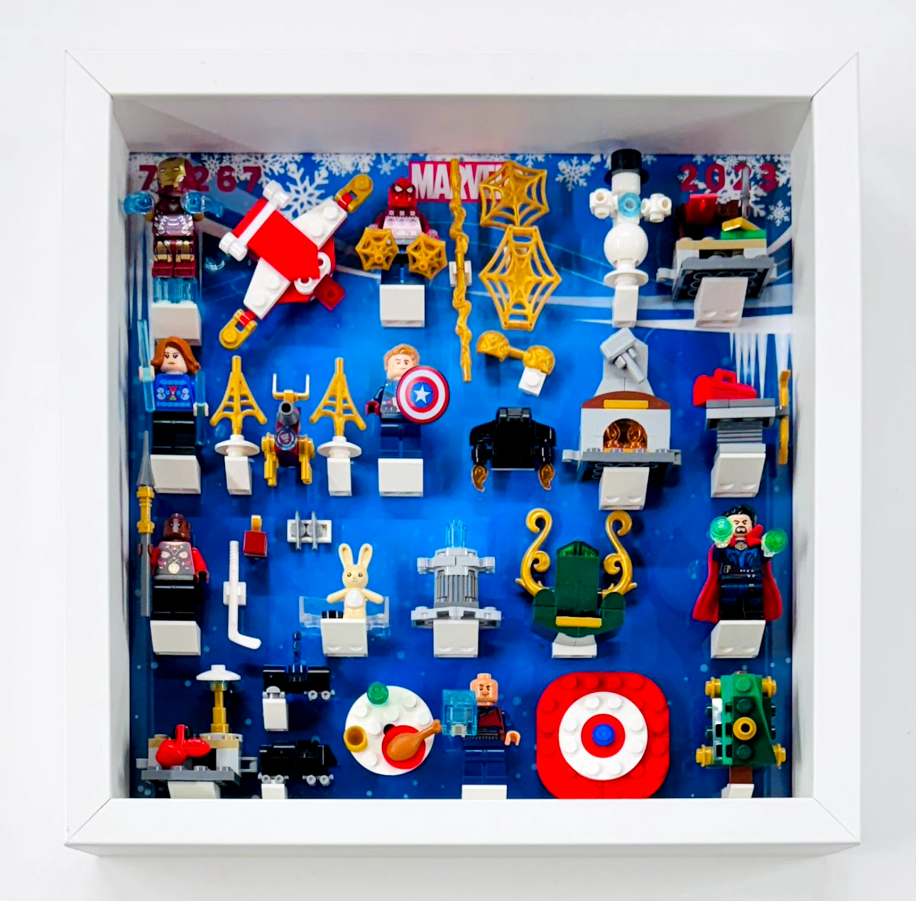 Display Frame for Lego ® Marvel 76267 advent Calendar 2023