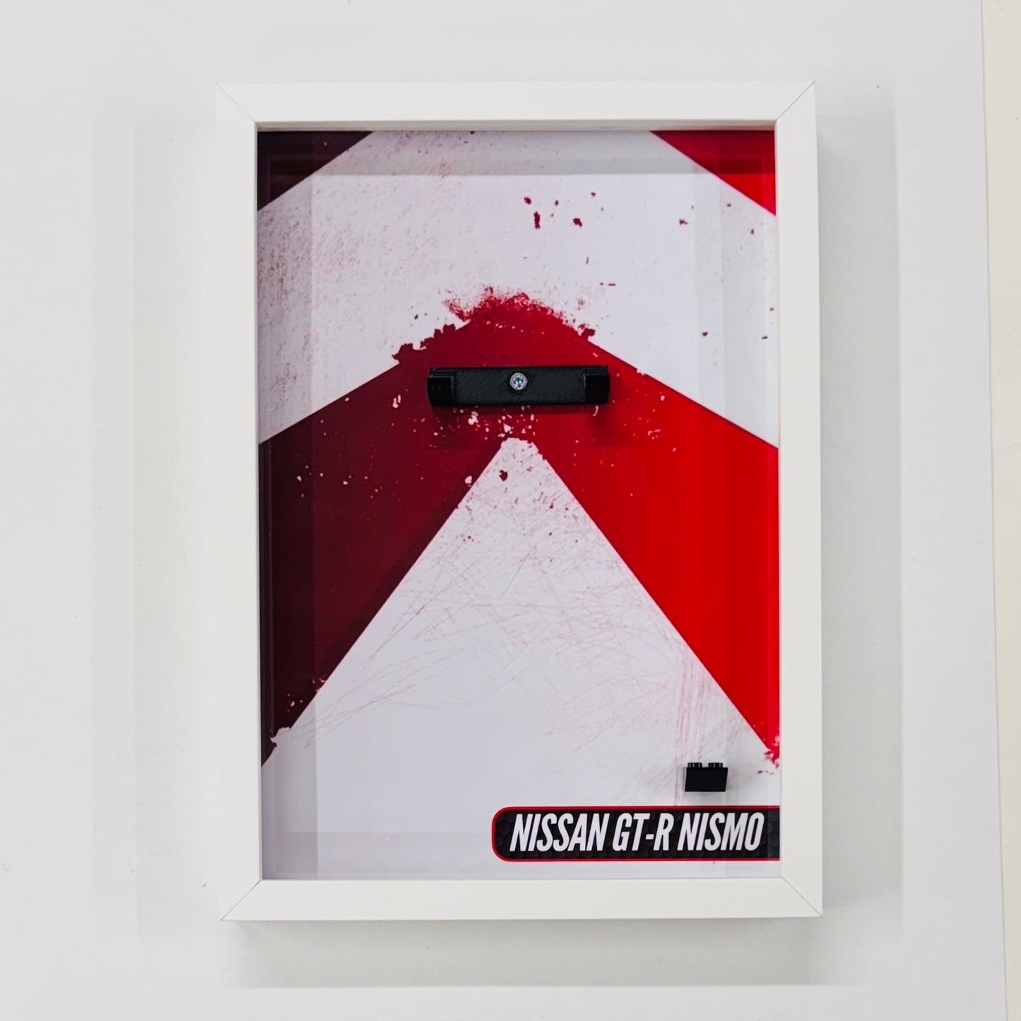 Display Wall Mount Frame for Lego ® Speed Champions Nissan GT-R Nismo
