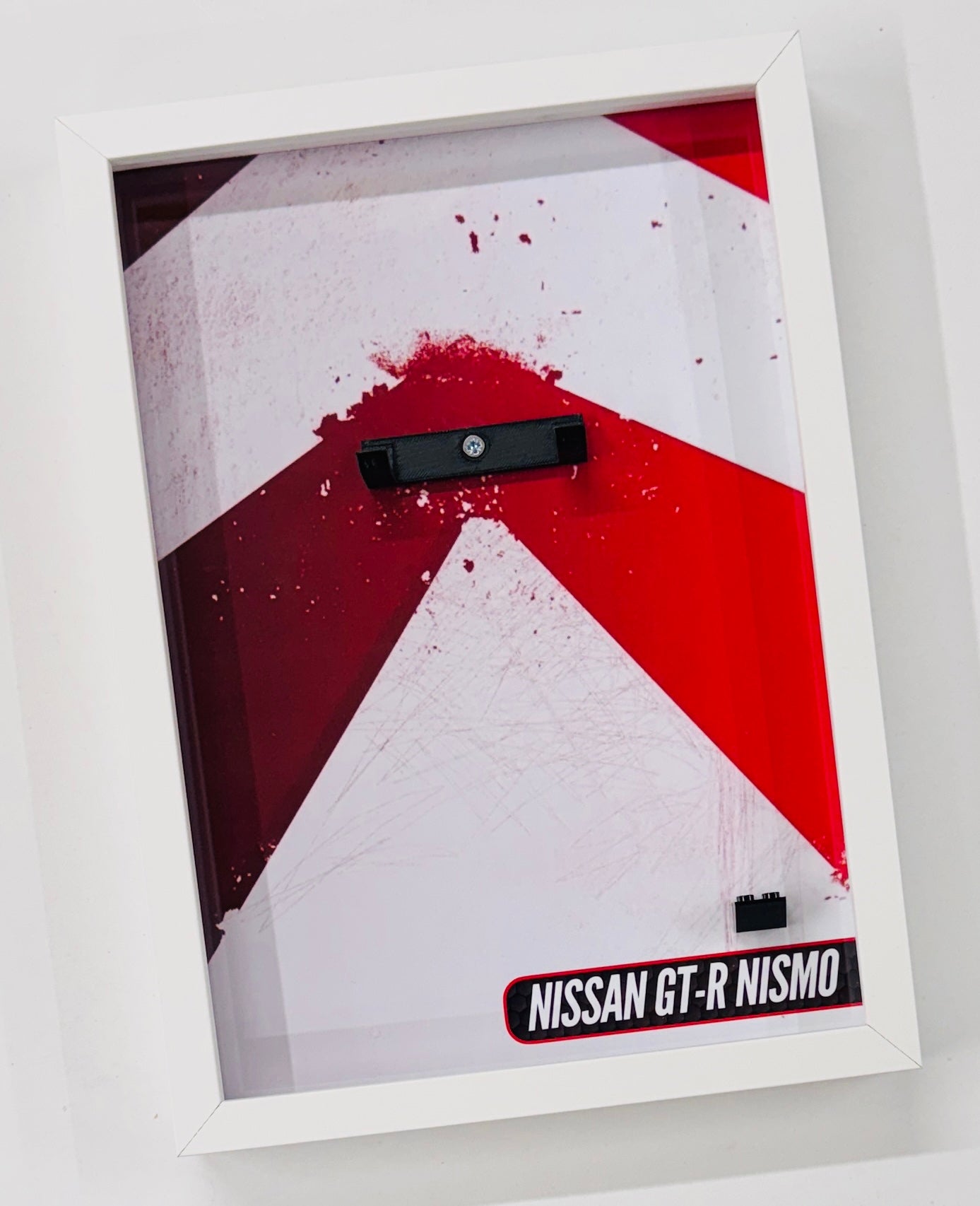 Display Wall Mount Frame for Lego ® Speed Champions Nissan GT-R Nismo