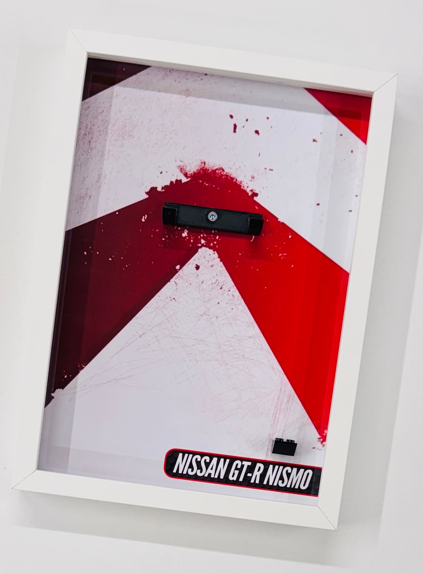Display Wall Mount Frame for Lego ® Speed Champions Nissan GT-R Nismo