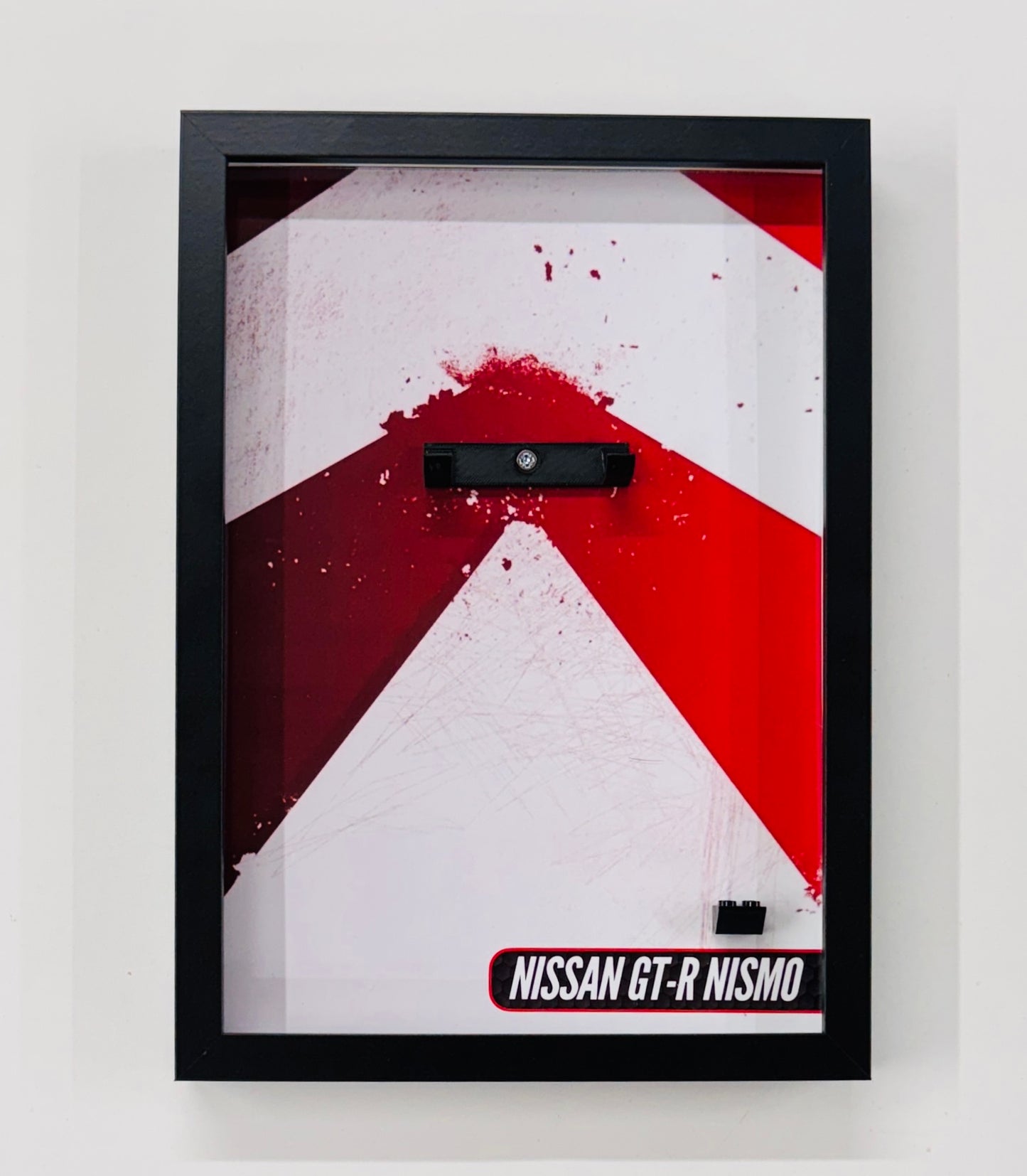 Display Wall Mount Frame for Lego ® Speed Champions Nissan GT-R Nismo