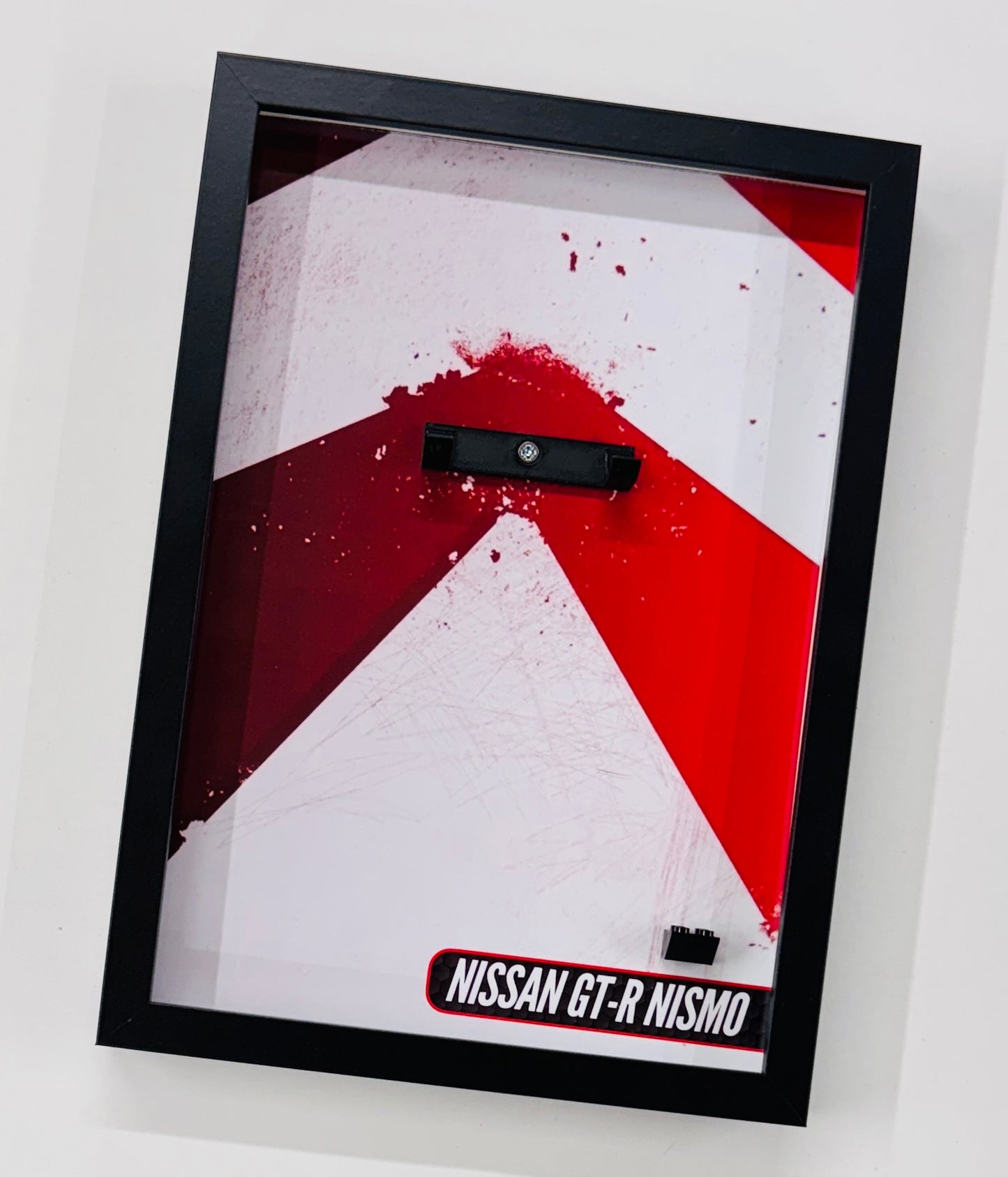 Display Wall Mount Frame for Lego ® Speed Champions Nissan GT-R Nismo