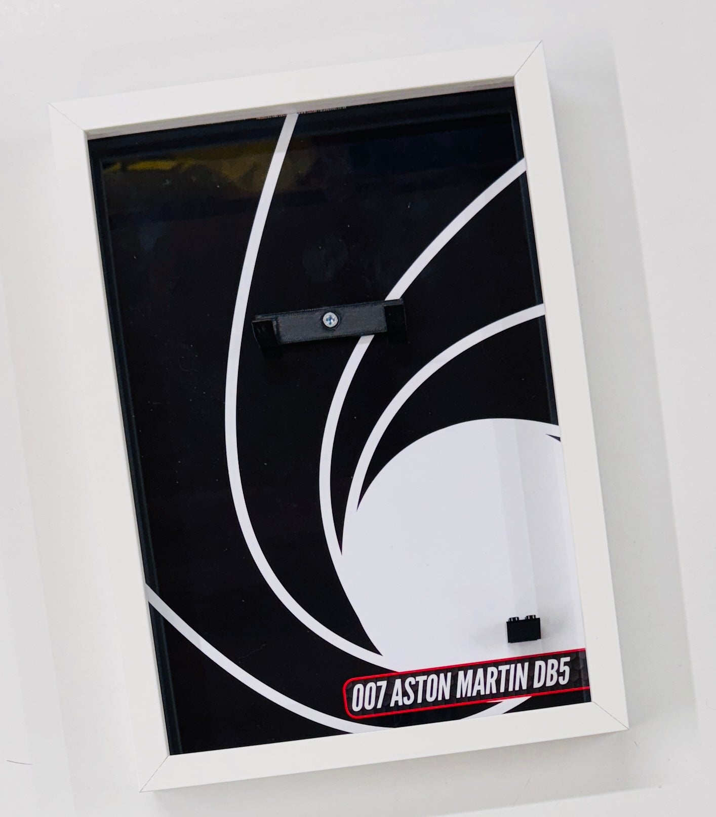 Display Wall Mount Frame for Lego ® Speed Champions 007 Aston Martin DB5