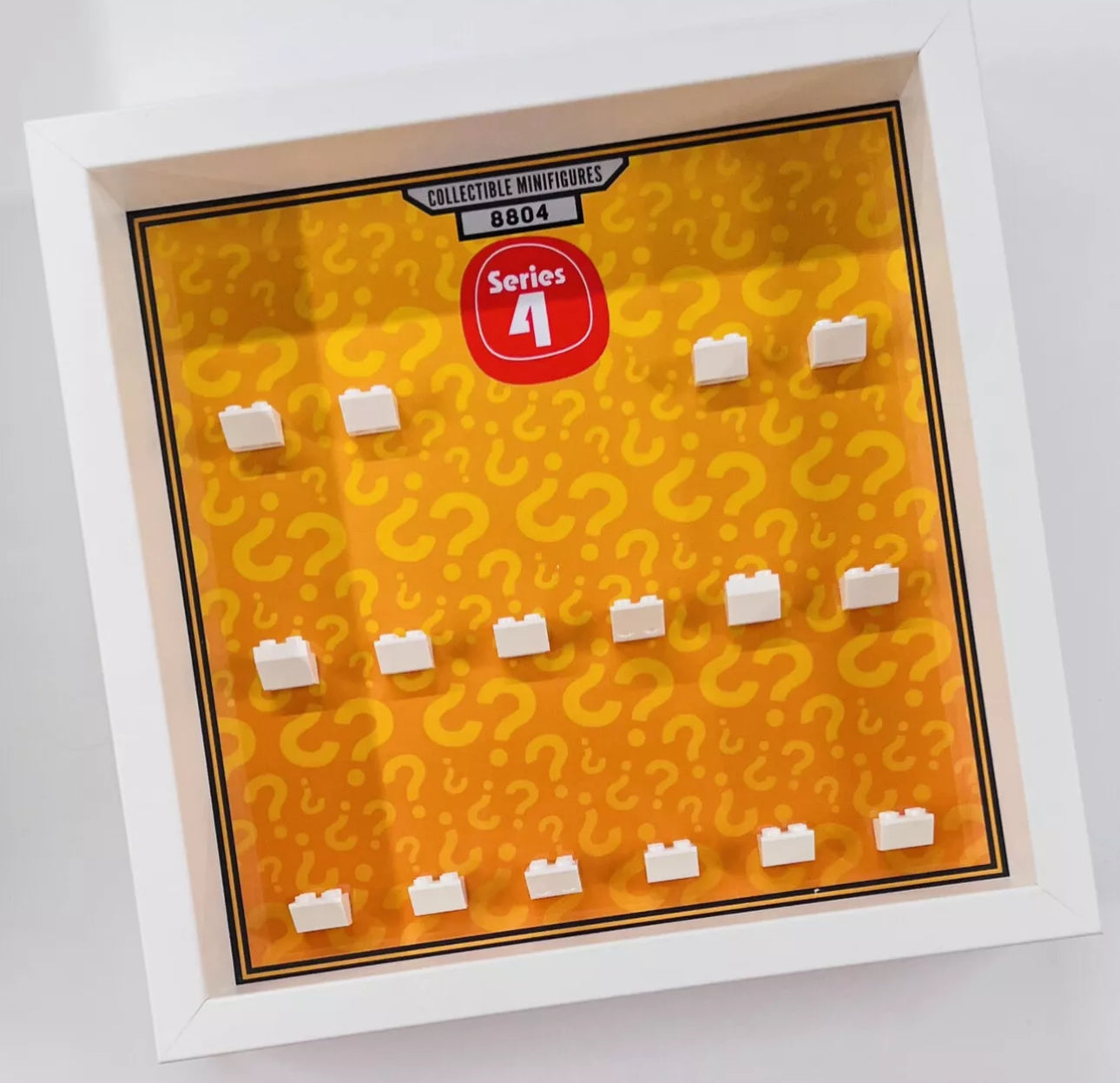 Display Frame For Lego Series 4 Minifigures 8804 No Figures 27cm