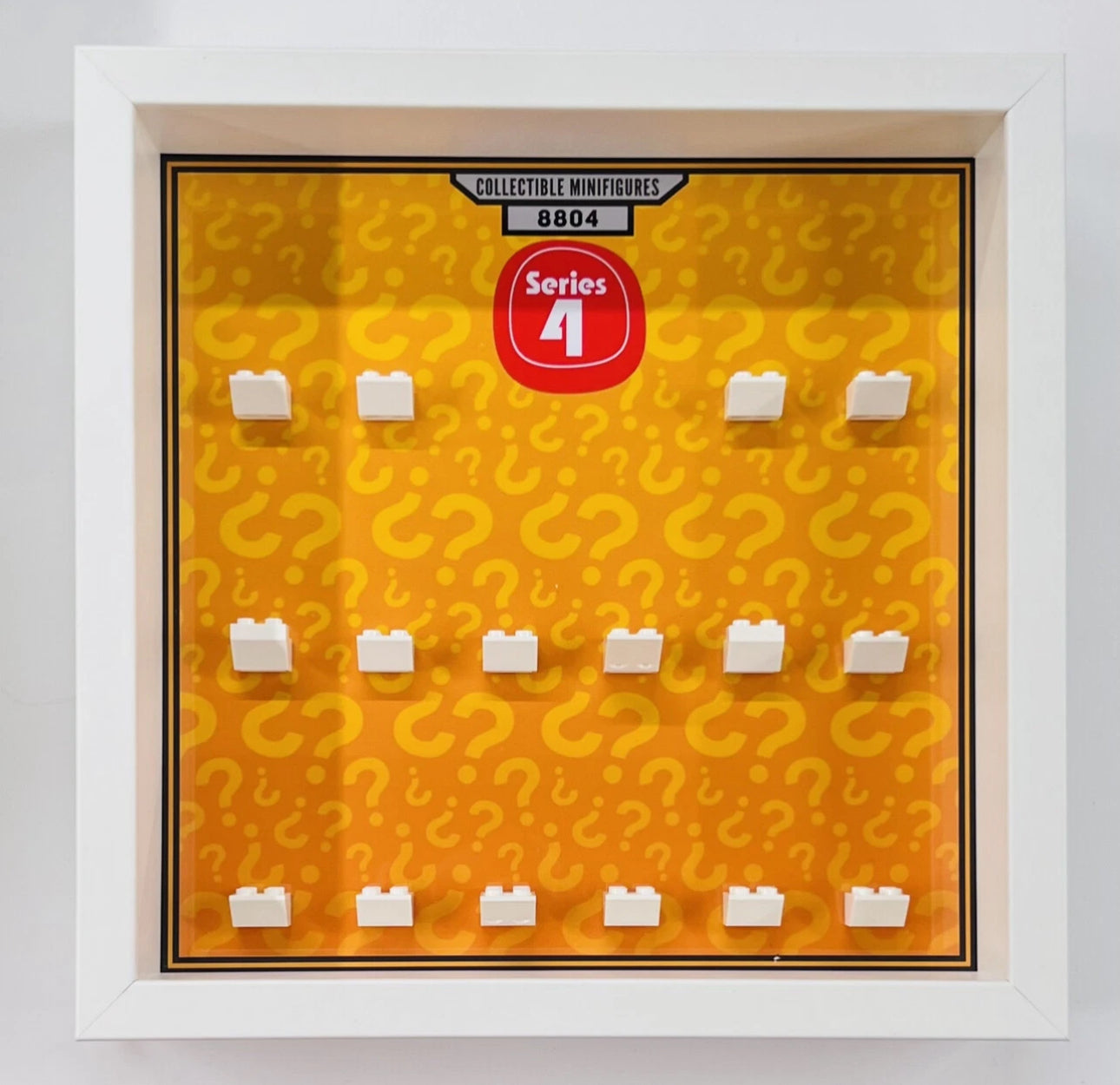 Display Frame For Lego Series 4 Minifigures 8804 No Figures 27cm