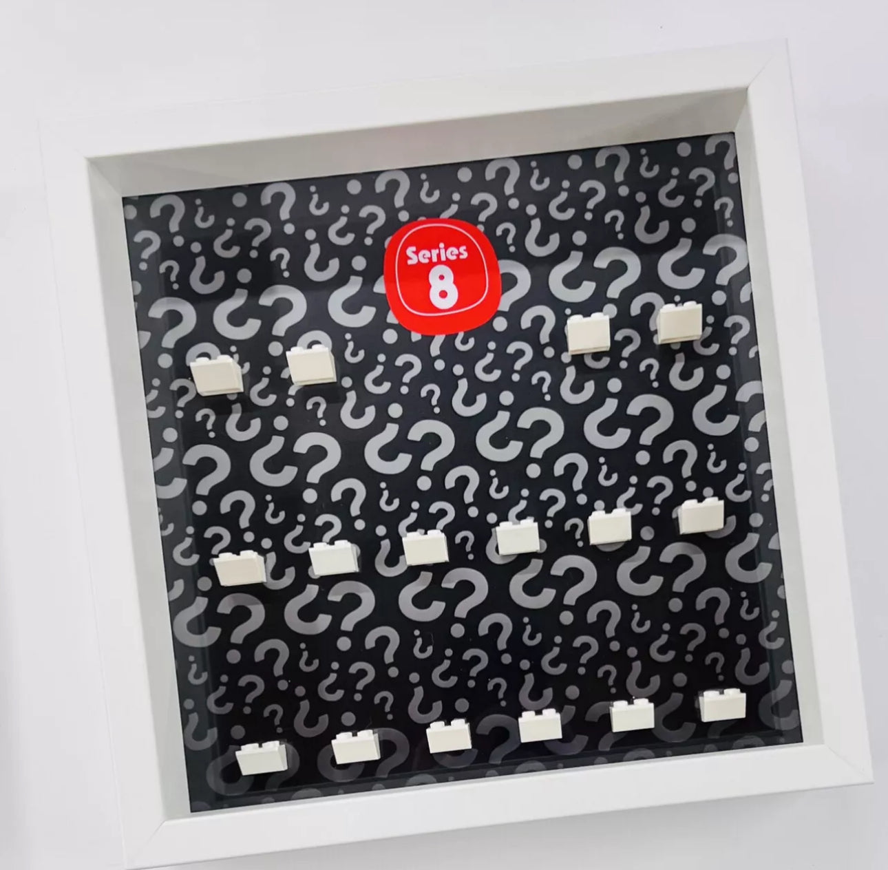 Display Frame For Lego Series 8 Minifigures 8833 No Figures 27cm