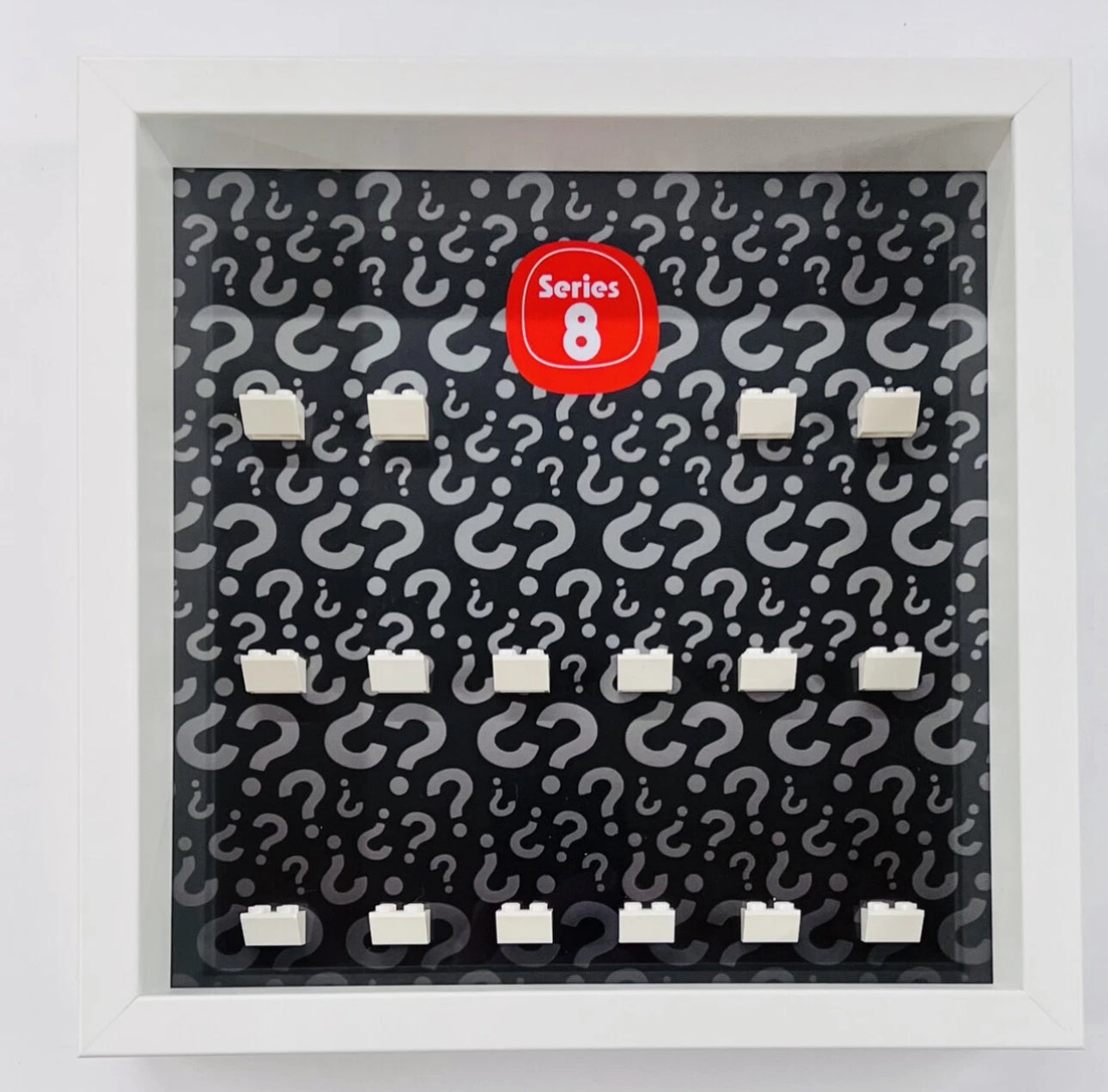 Display Frame For Lego Series 8 Minifigures 8833 No Figures 27cm