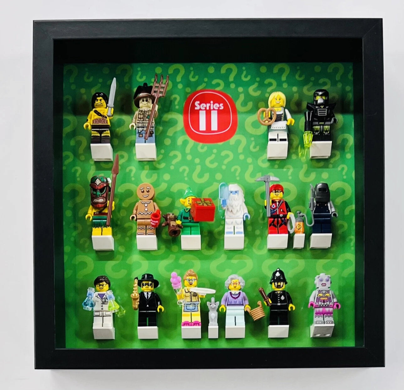 Display Frame for Lego Series 11 71002 minifigures no figures 27cm