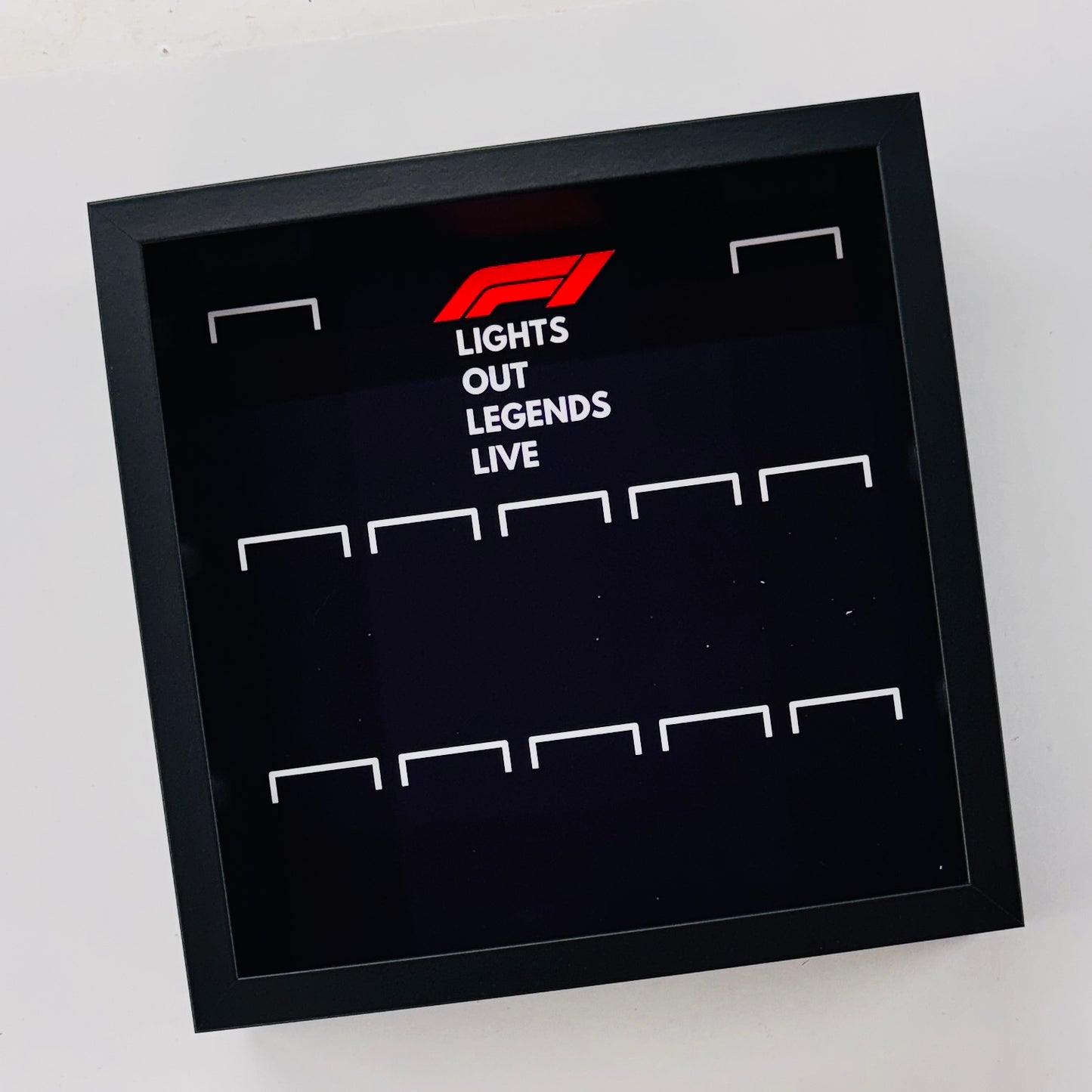 Display Frame Case For Lego Formula One F1 Collectible Race Cars 71049