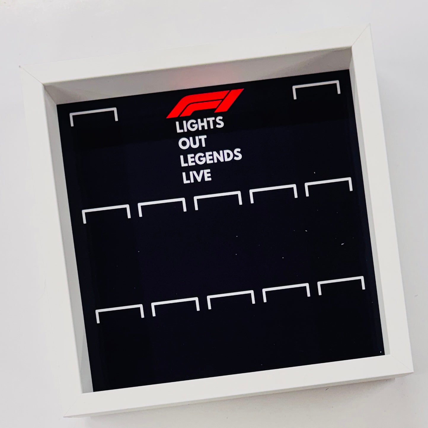Display Frame Case For Lego Formula One F1 Collectible Race Cars 71049