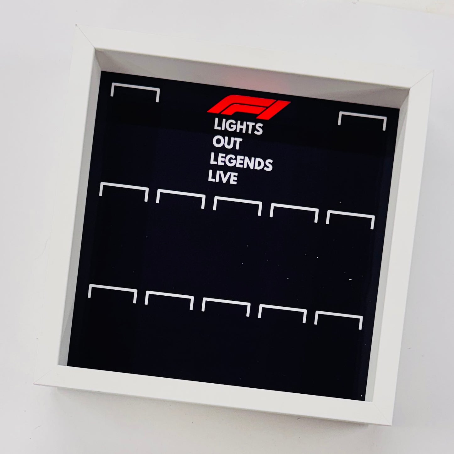 Display Frame Case For Lego Formula One F1 Collectible Race Cars 71049