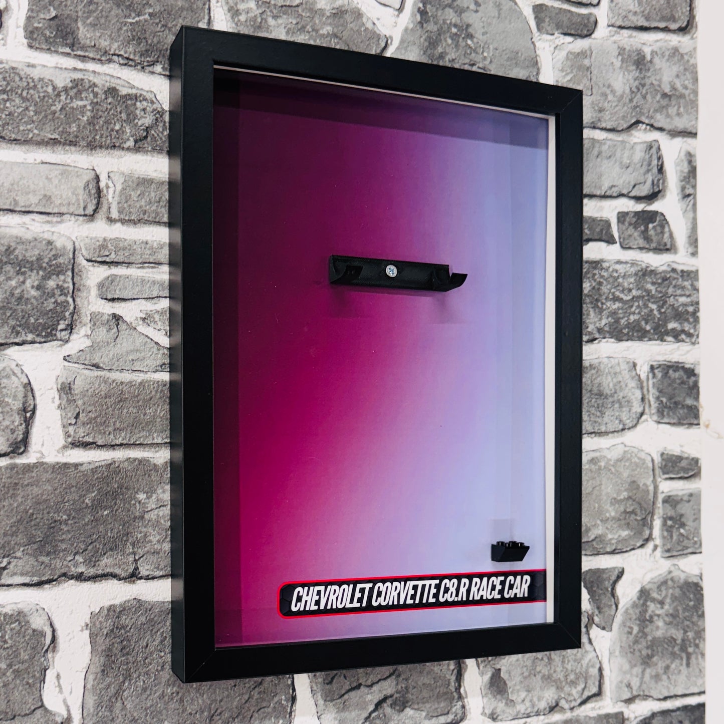 Display Wall Mount Frame for Lego ® Speed Champions 1968 Chevrolet Corvette