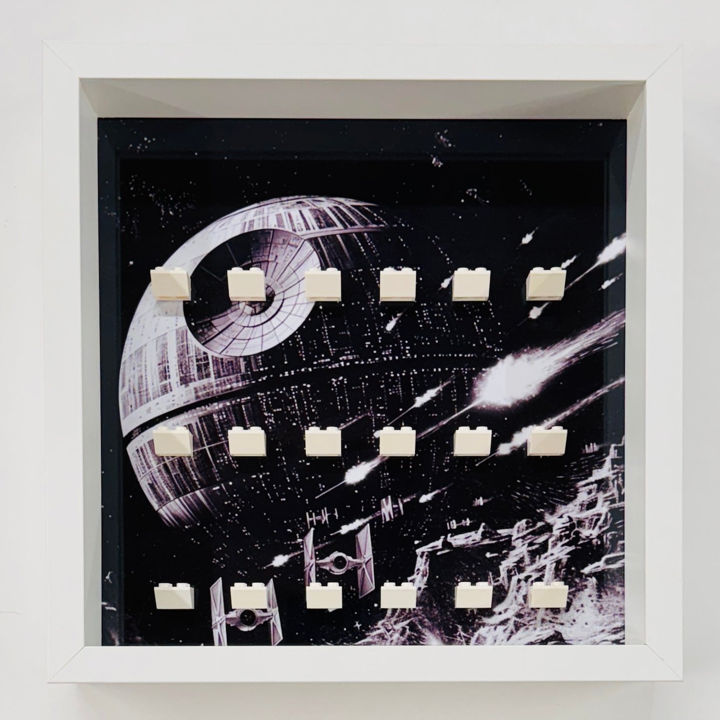 Display Frame Case For Lego Star Wars Minifigures General 27CM Death Star