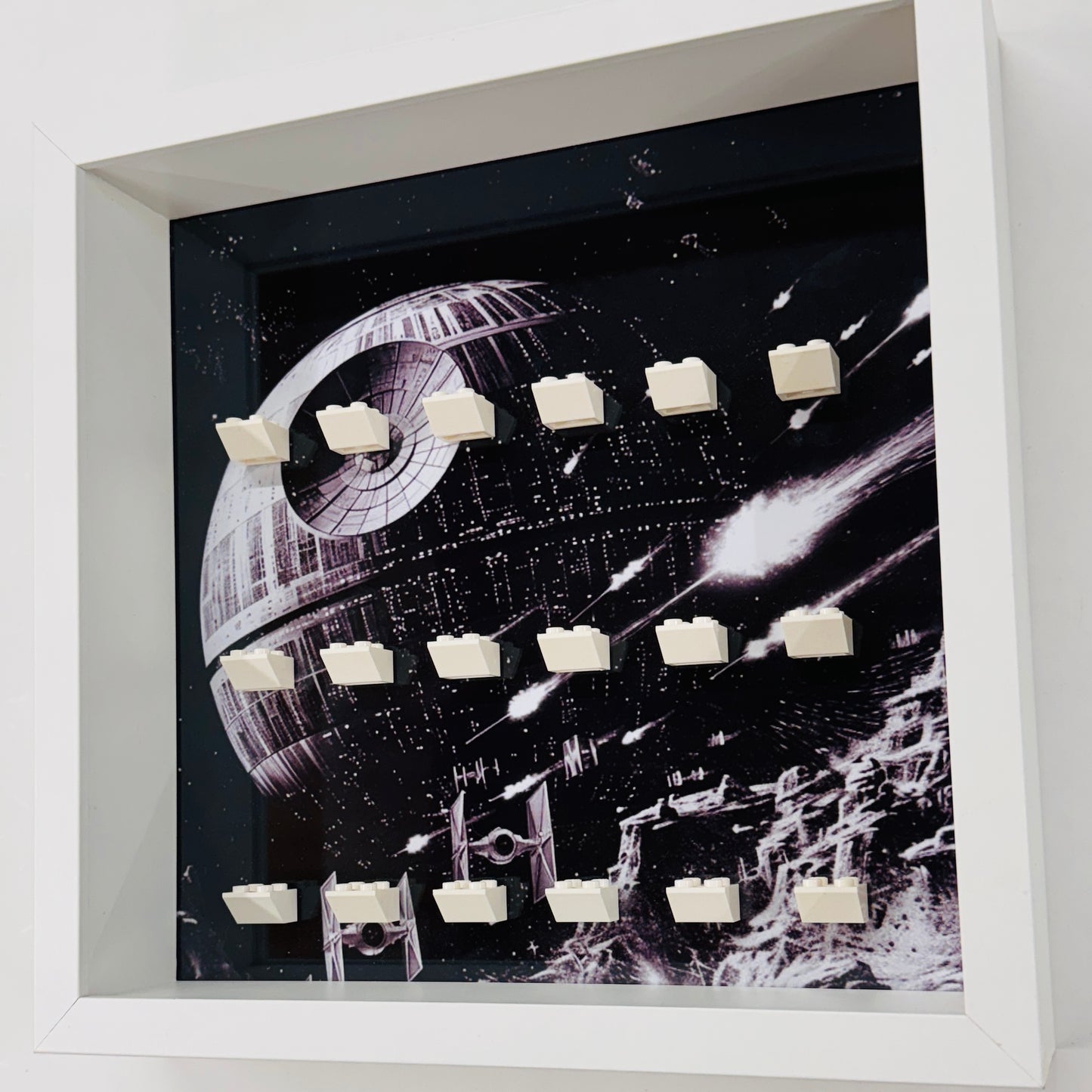 Display Frame Case For Lego Star Wars Minifigures General 27CM Death Star