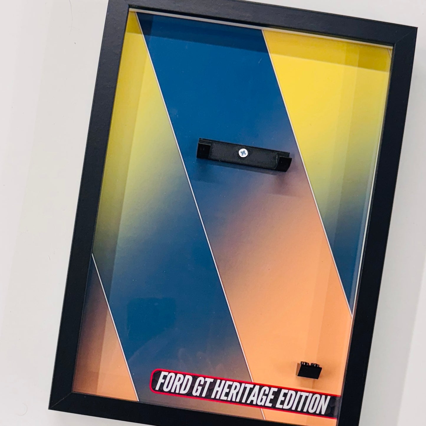 Display Wall Mount Frame for Lego ® Speed Champions Ford GT Heritage Edition