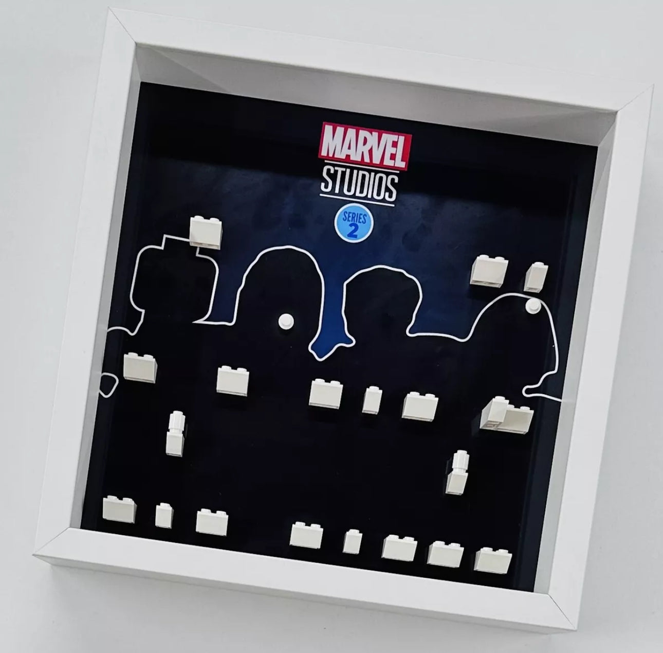 Display case Frame for Lego ® Marvel Series 2 71039 minifigures 27cm