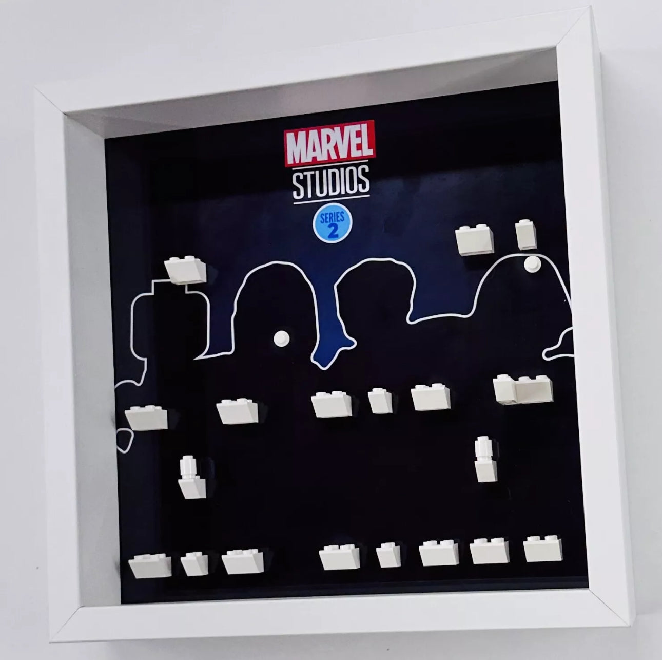 Display case Frame for Lego ® Marvel Series 2 71039 minifigures 27cm