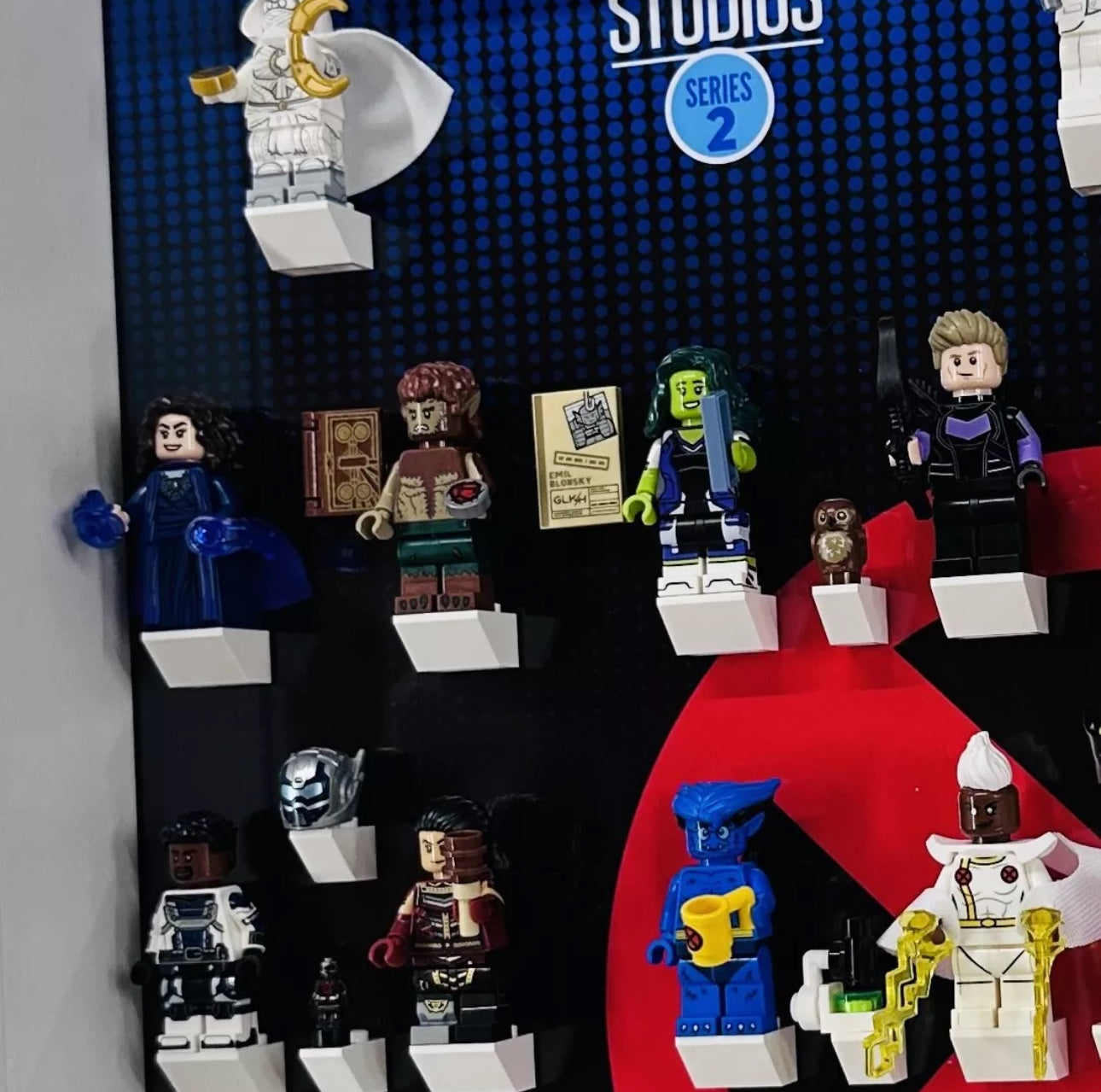 Display case Frame for Lego ® Marvel Series 2 71039 minifigures 27cm (Copy)