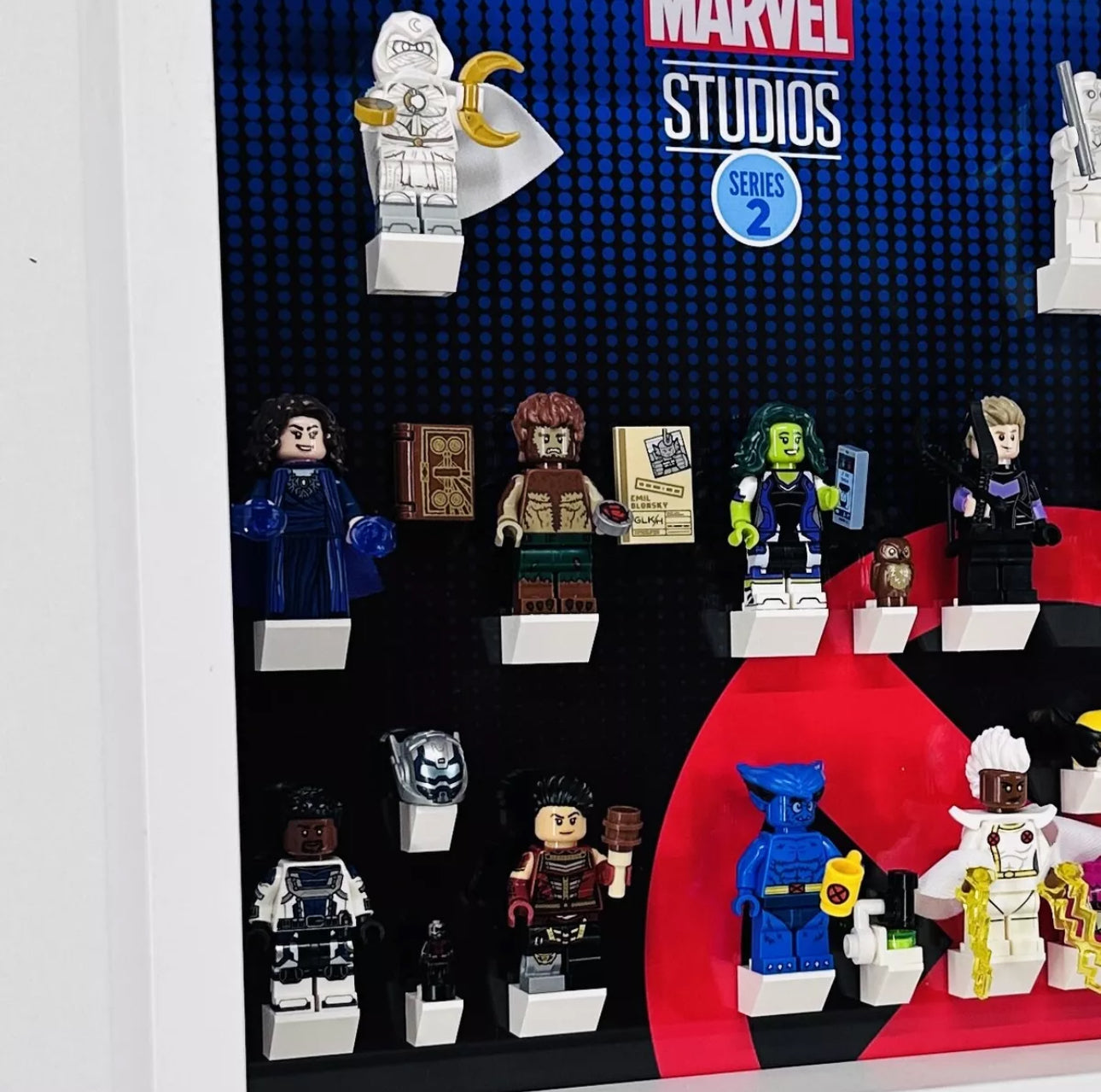 Display case Frame for Lego ® Marvel Series 2 71039 minifigures 27cm (Copy)