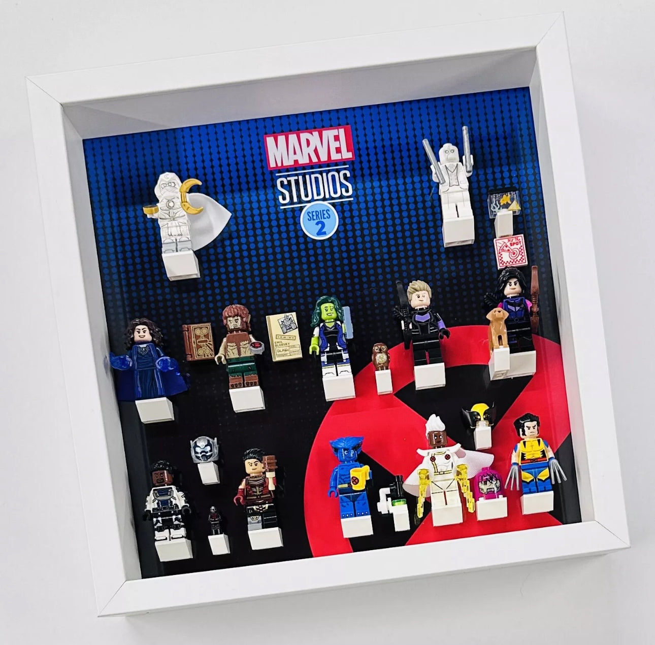 Display case Frame for Lego ® Marvel Series 2 71039 minifigures 27cm (Copy)
