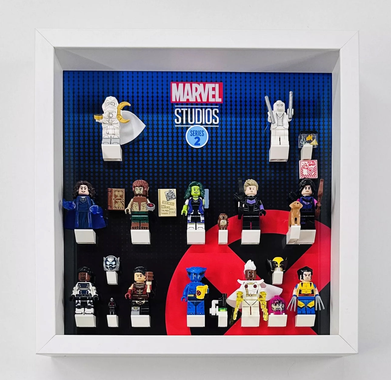 Display case Frame for Lego ® Marvel Series 2 71039 minifigures 27cm (Copy)