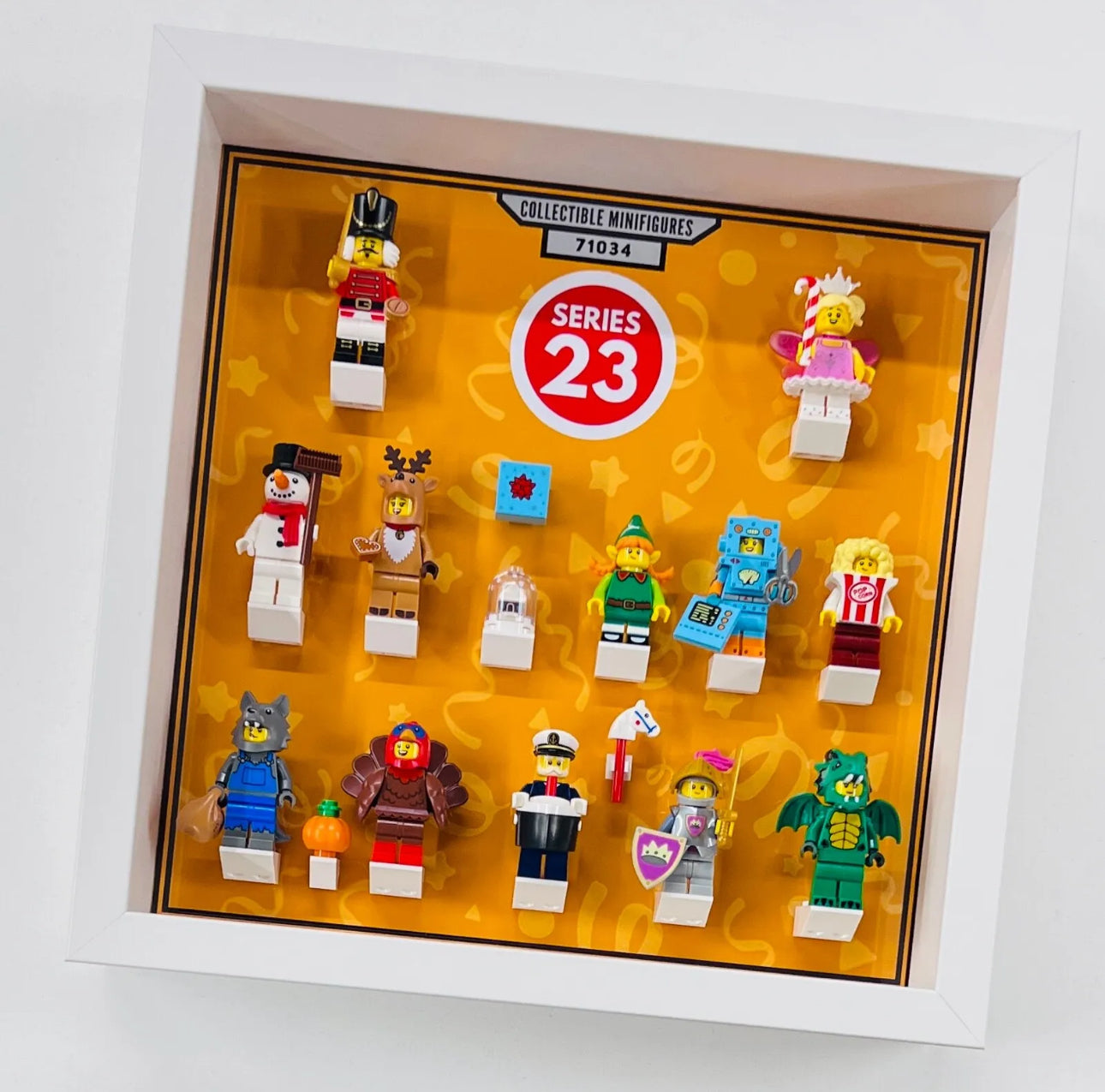 Display Frame case For Lego Series 23 71034 Minifigures 27cm