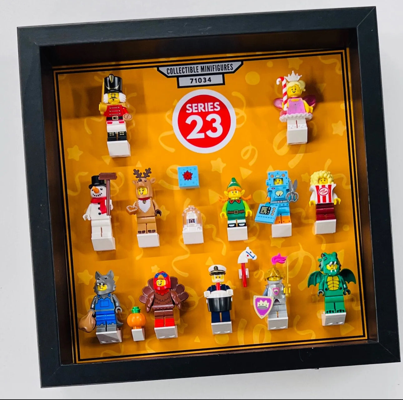 Display Frame case For Lego Series 23 71034 Minifigures 27cm