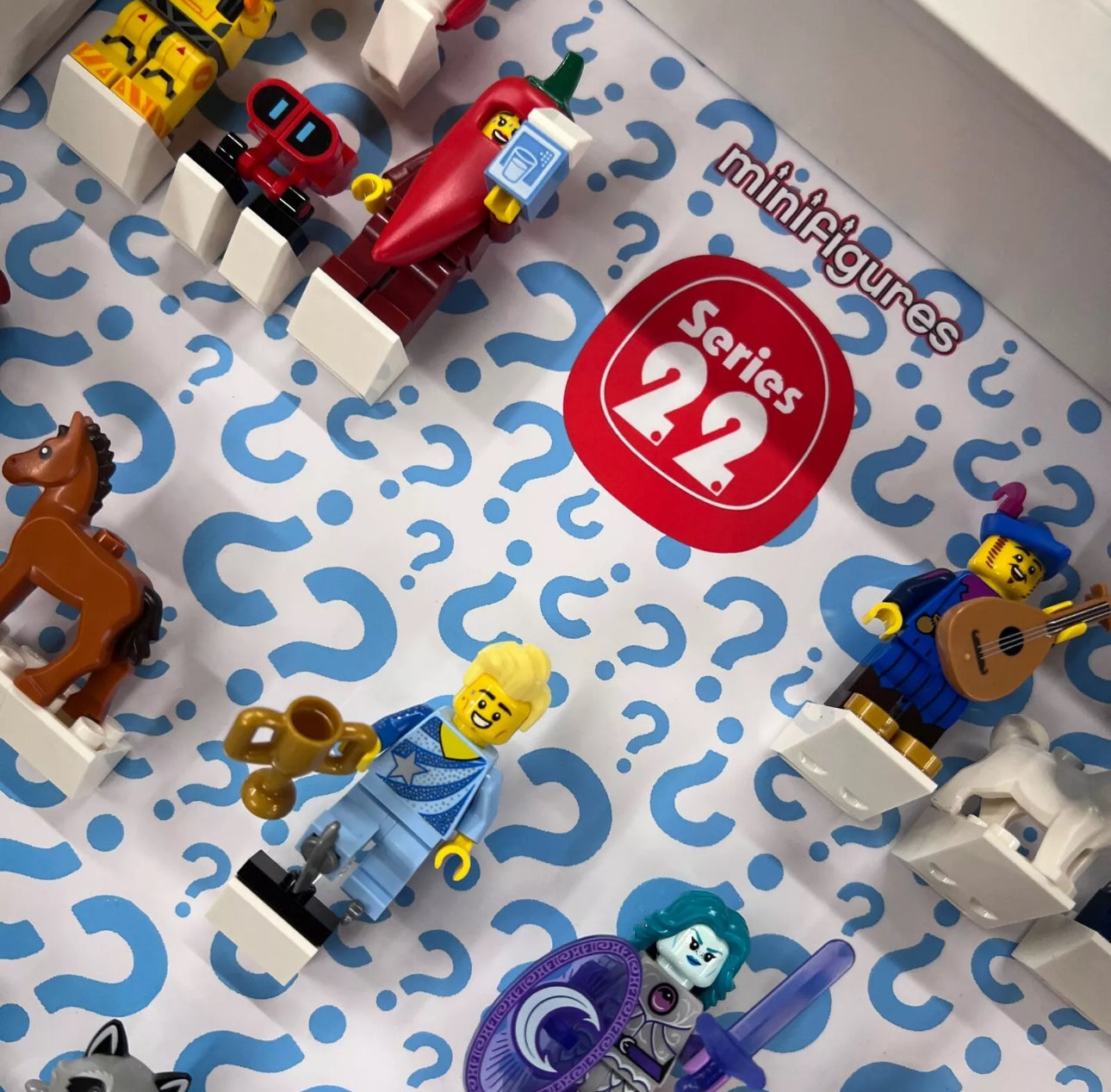 Display case Frame For Lego Series 22 Minifigures 71032 27cm