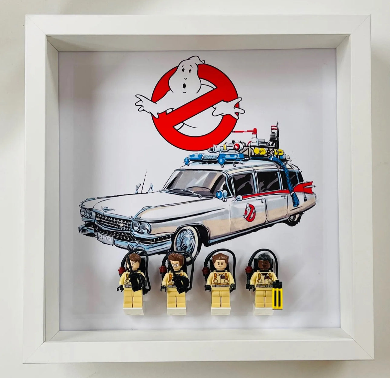 Display Frame Case For Lego Ghostbusters Minifigures 27CM