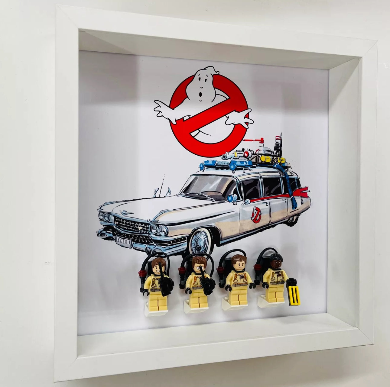 Display Frame Case For Lego Ghostbusters Minifigures 27CM