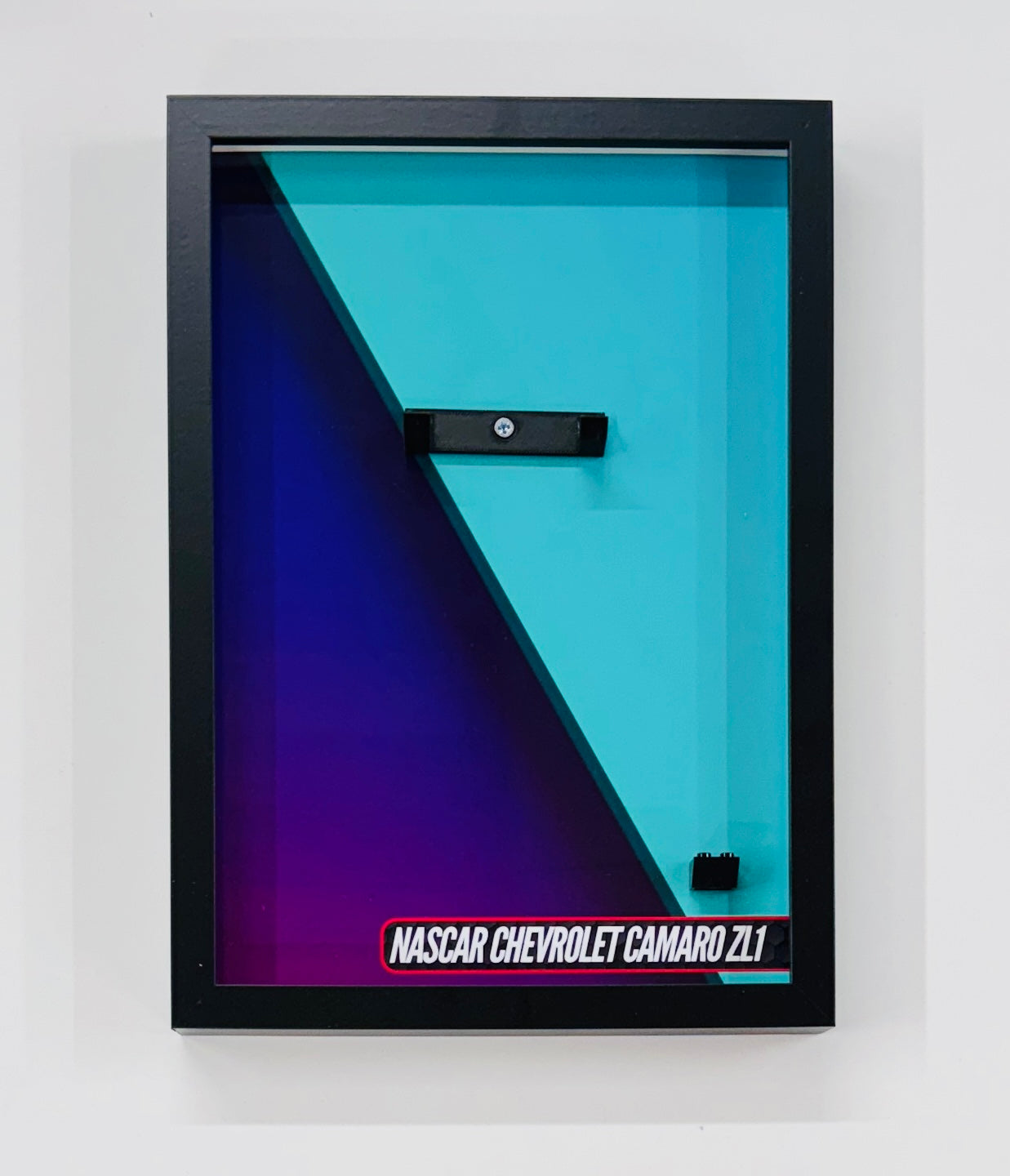 Display Wall Mount Frame for Lego ® Speed Champions Nascar Chevrolet Camaro ZL1 76935