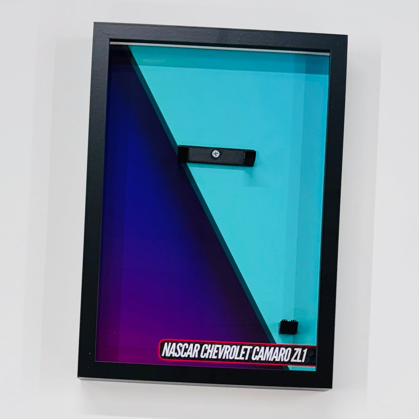 Display Wall Mount Frame for Lego ® Speed Champions Nascar Chevrolet Camaro ZL1 76935