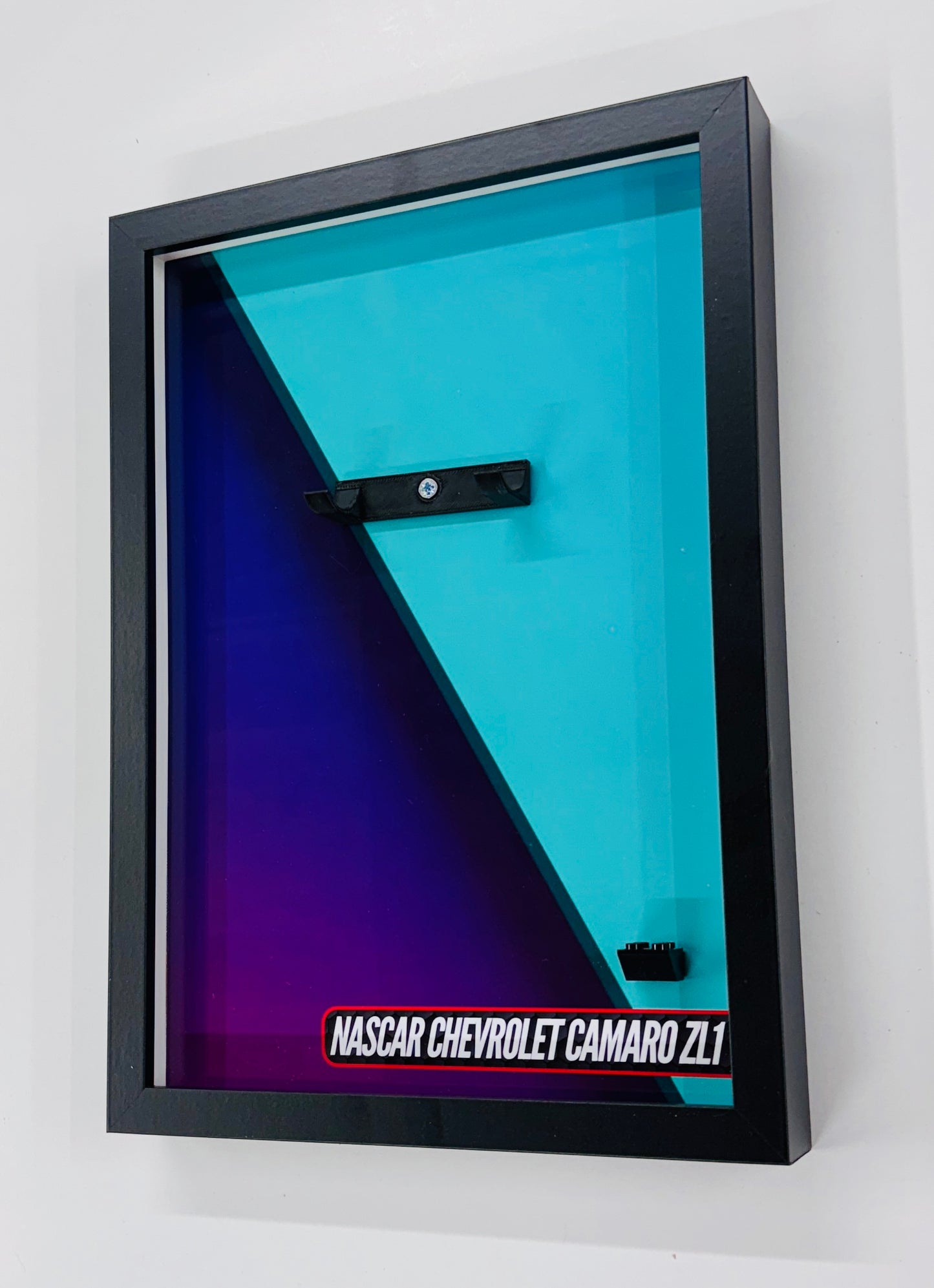 Display Wall Mount Frame for Lego ® Speed Champions Nascar Chevrolet Camaro ZL1 76935