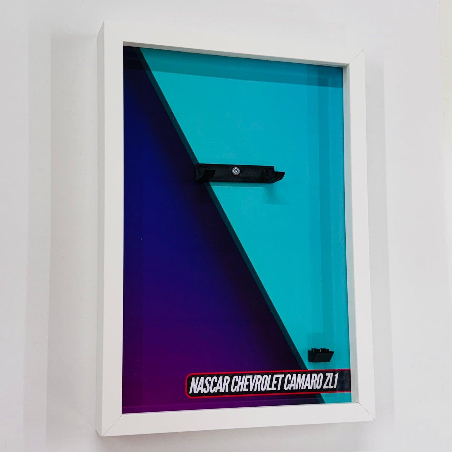 Display Wall Mount Frame for Lego ® Speed Champions Nascar Chevrolet Camaro ZL1 76935