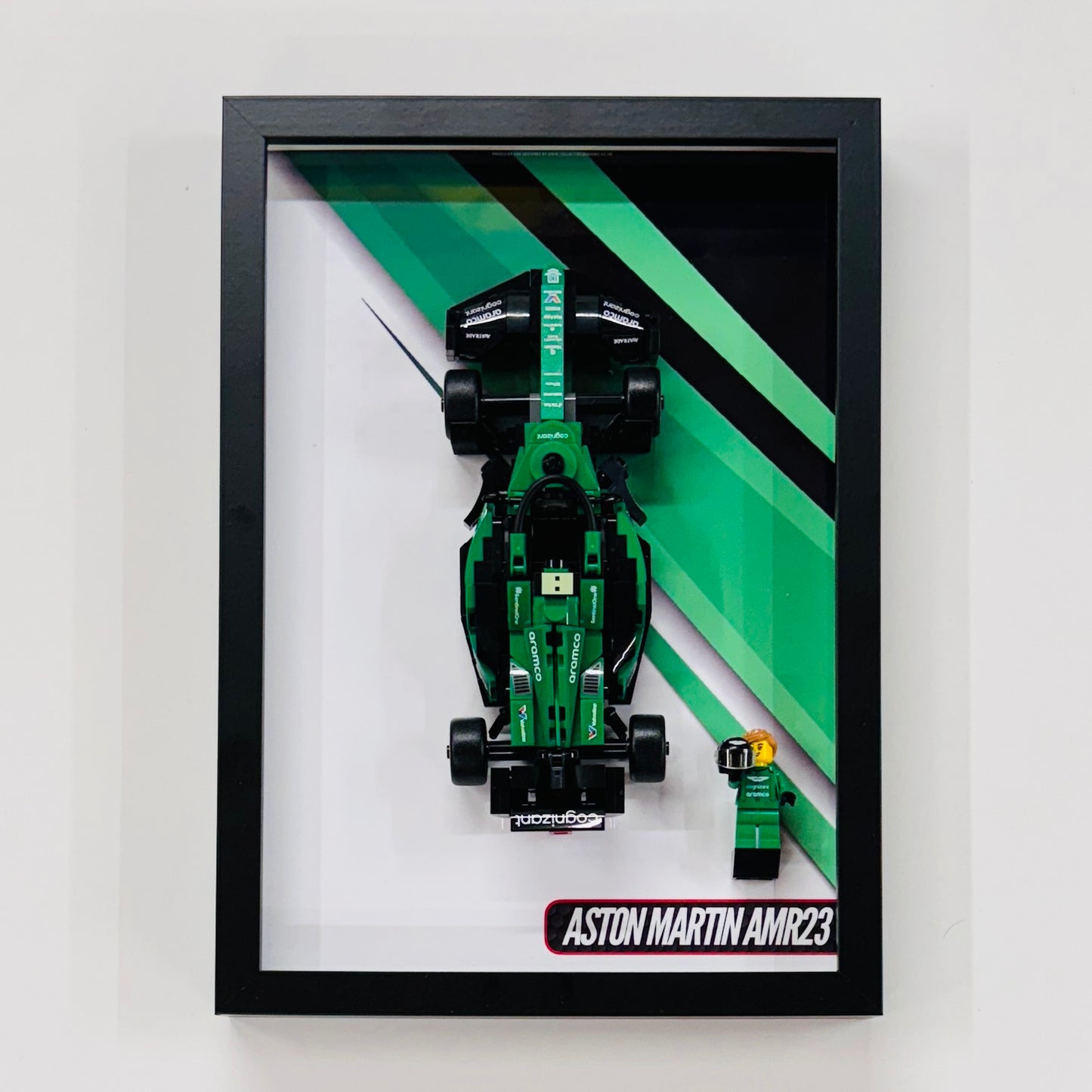 Display Wall Mount Frame for Lego ® Speed Champions Aston Martin AMR23 76925