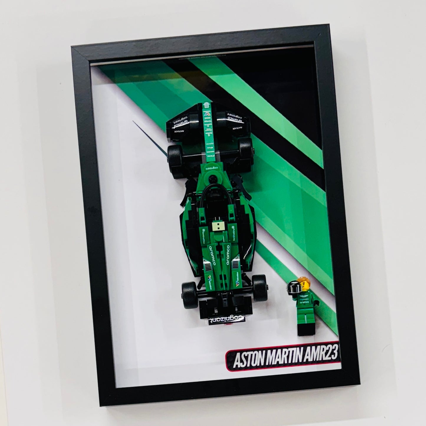 Display Wall Mount Frame for Lego ® Speed Champions Aston Martin AMR23 76925