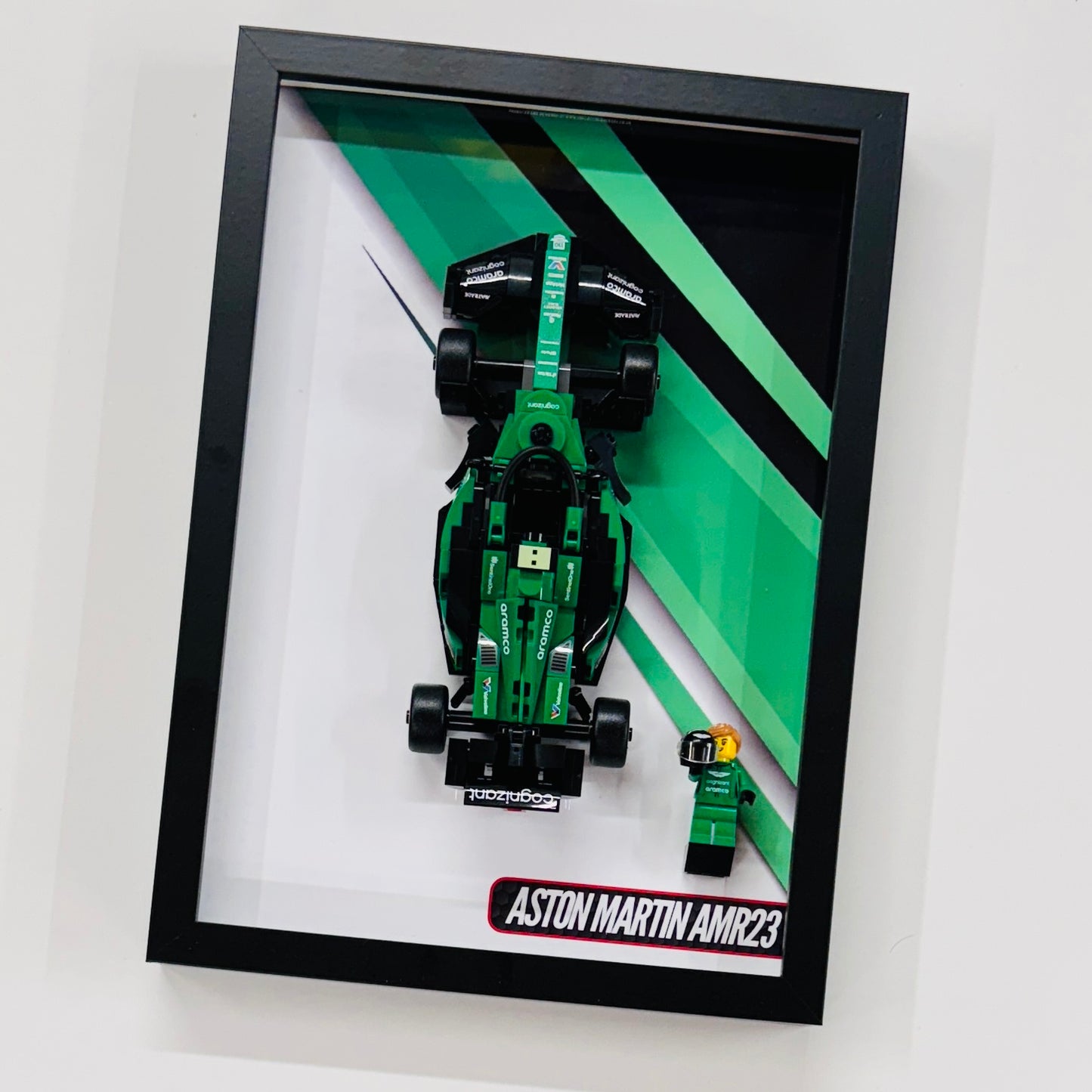 Display Wall Mount Frame for Lego ® Speed Champions Aston Martin AMR23 76925